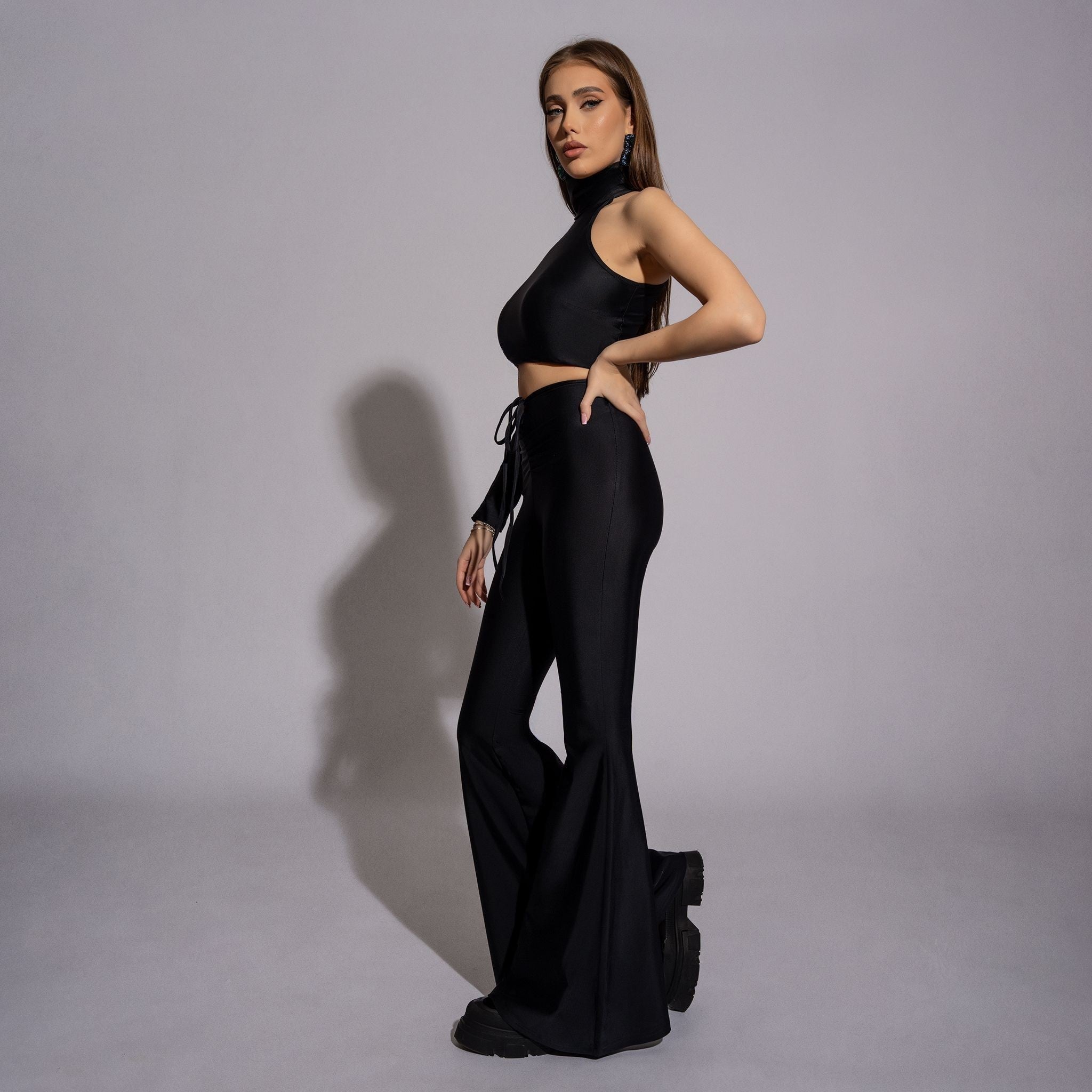 Bustiera din lycra cu o maneca New York