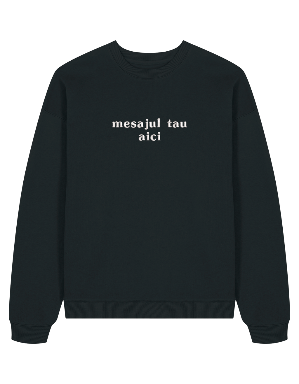 Sweatshirt personalizat font basic