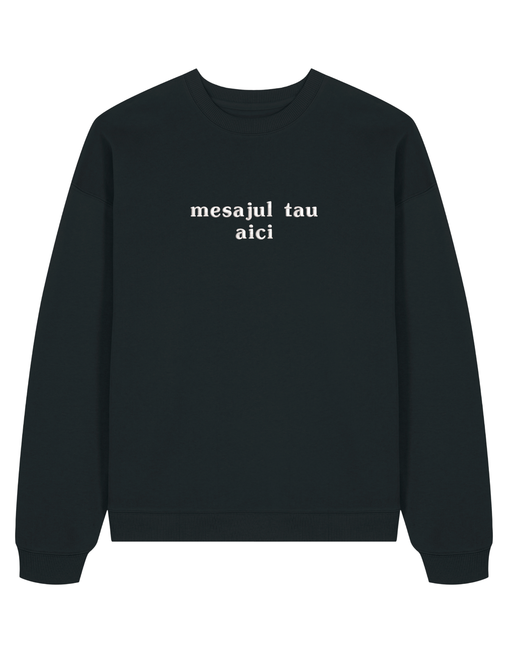 Sweatshirt personalizat font basic