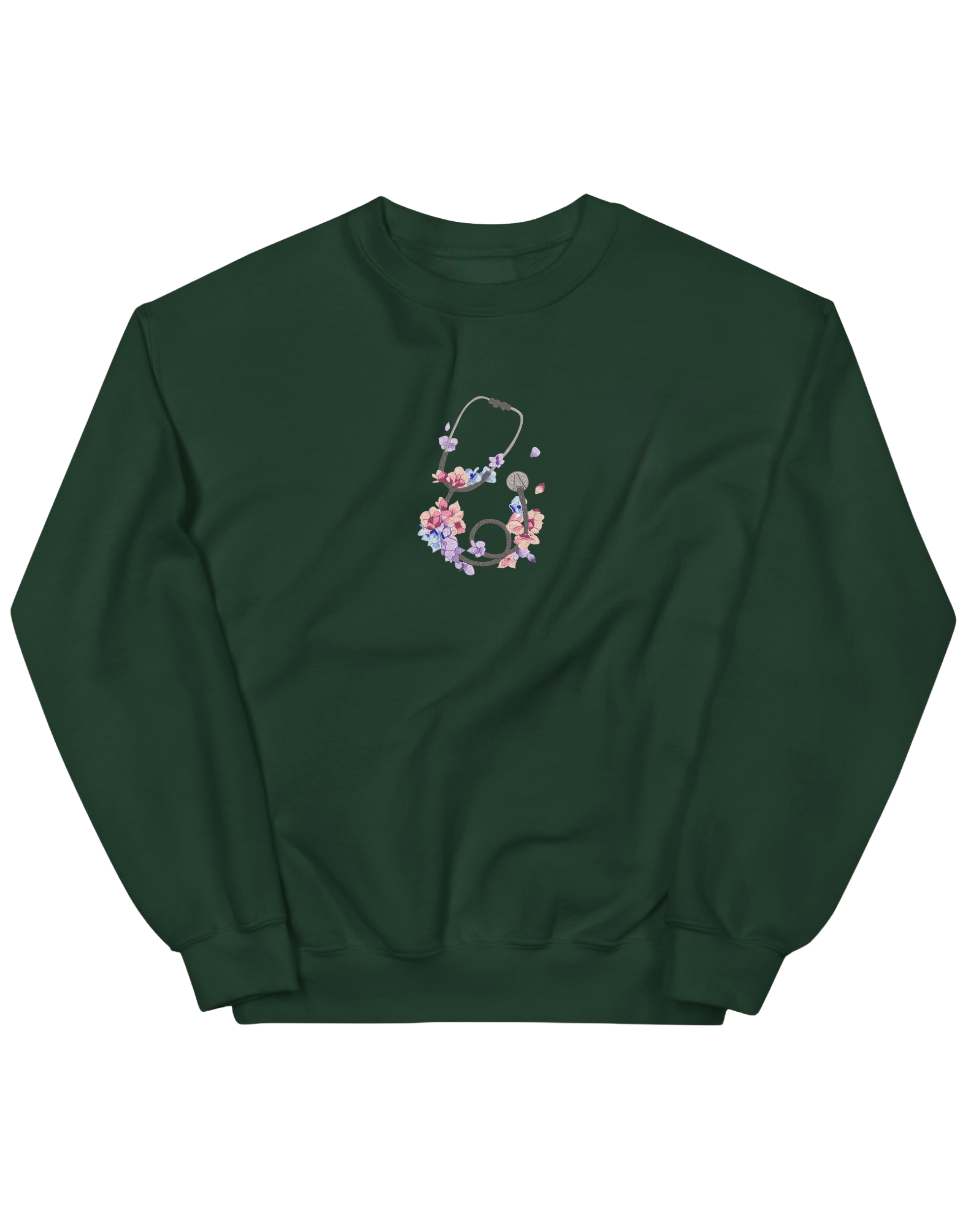 Stetoscop floral sweatshirt