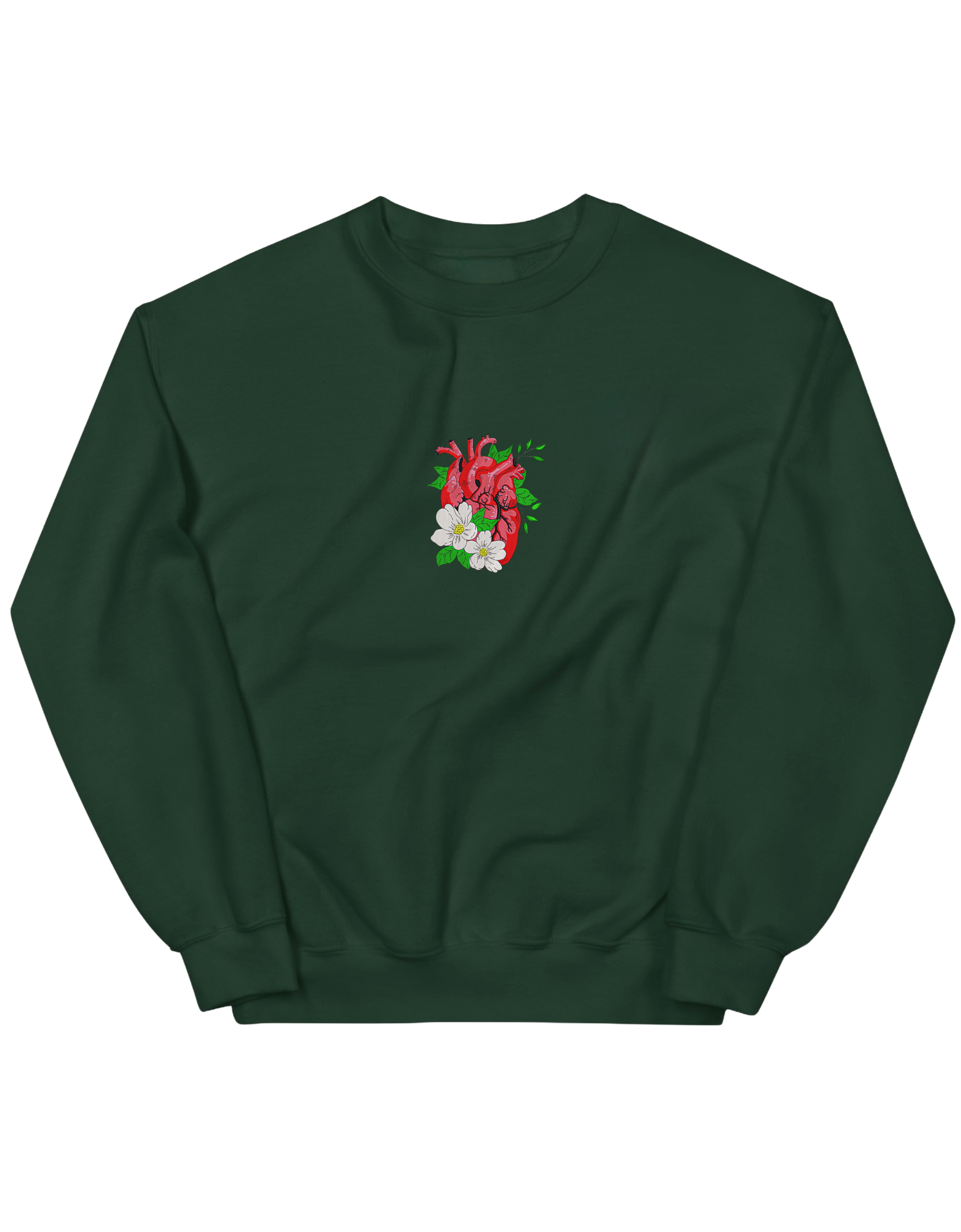 Floral heart sweatshirt