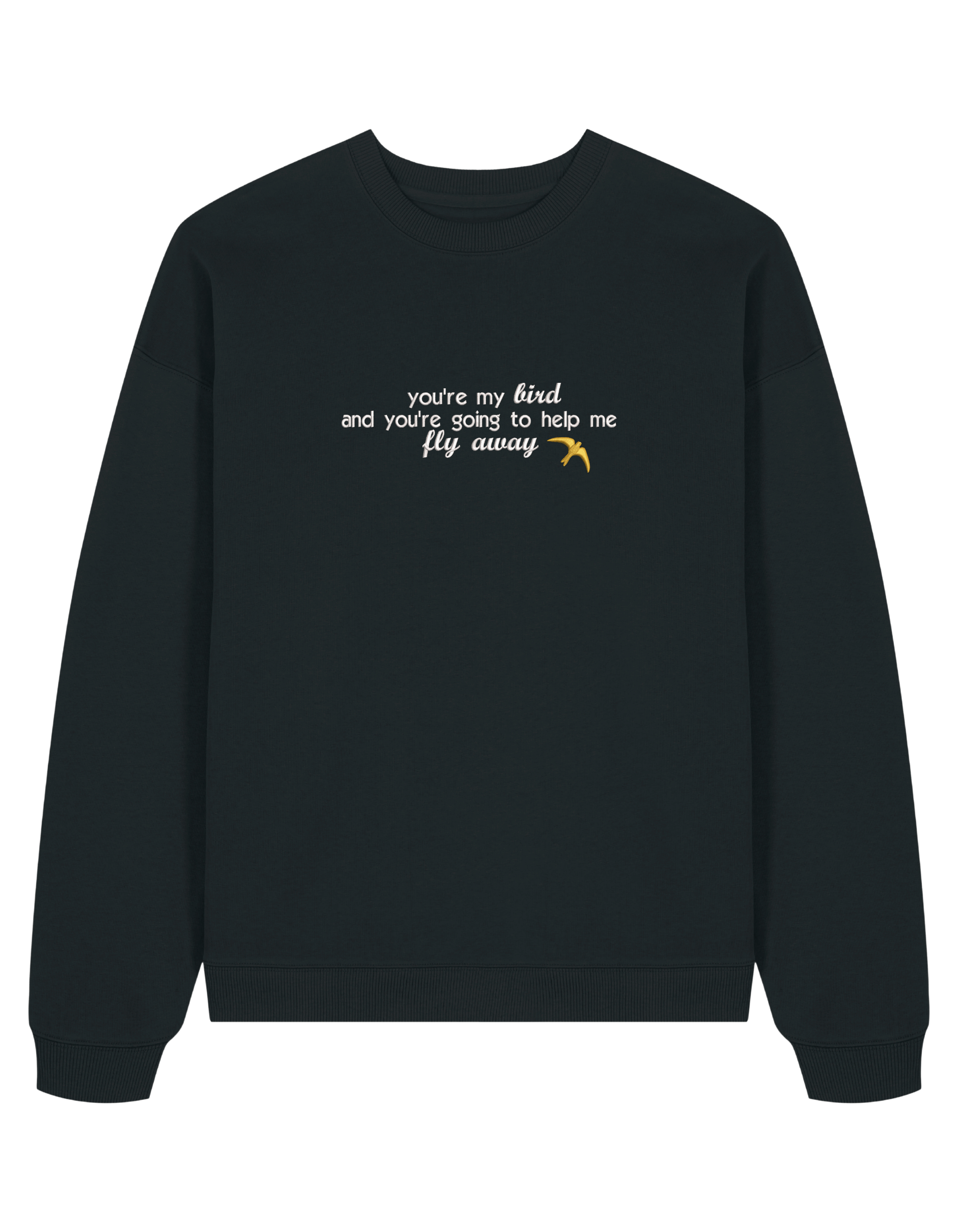 Fly away oversized sweatshirt Shatter me