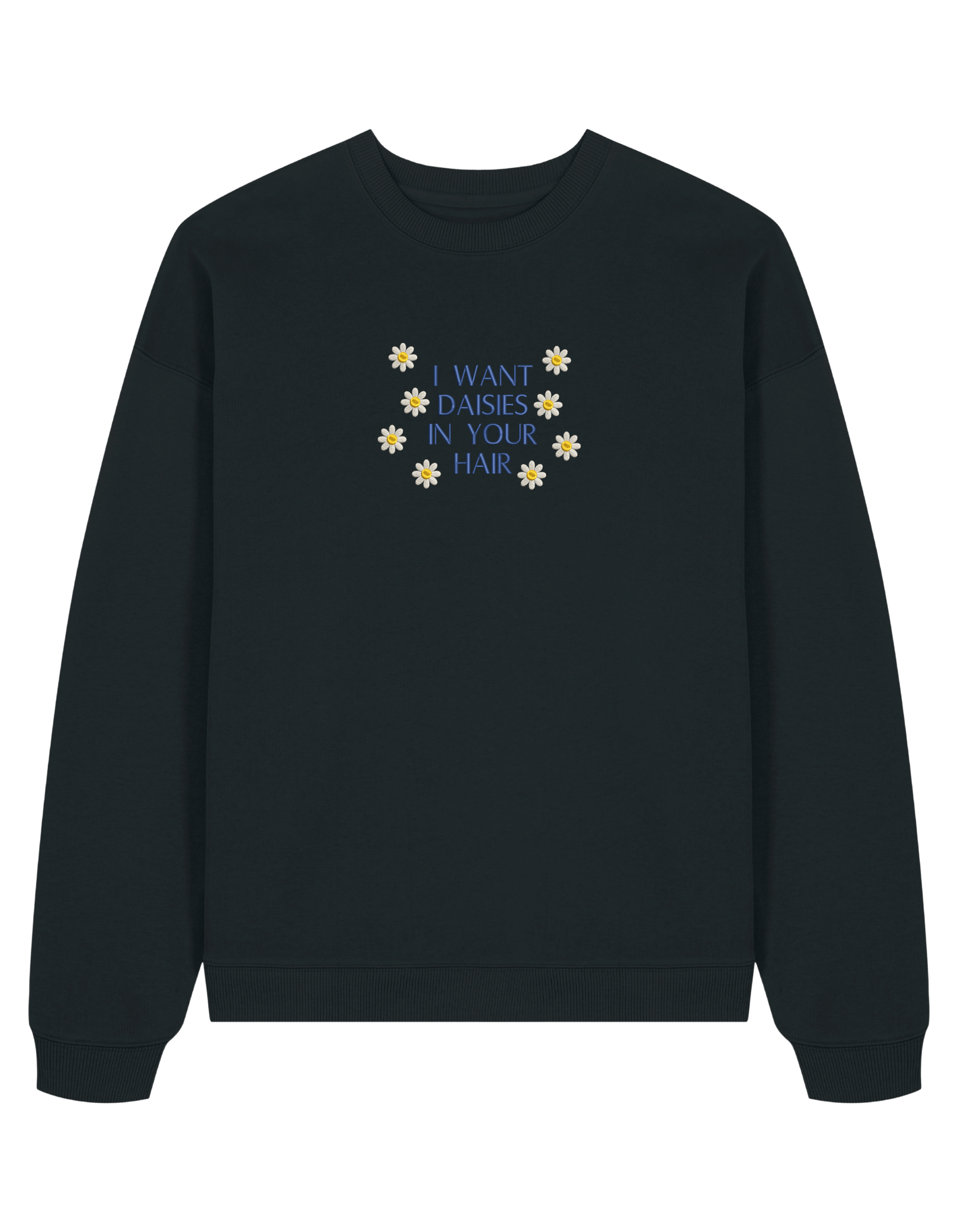Daisies sweatshirt bookish