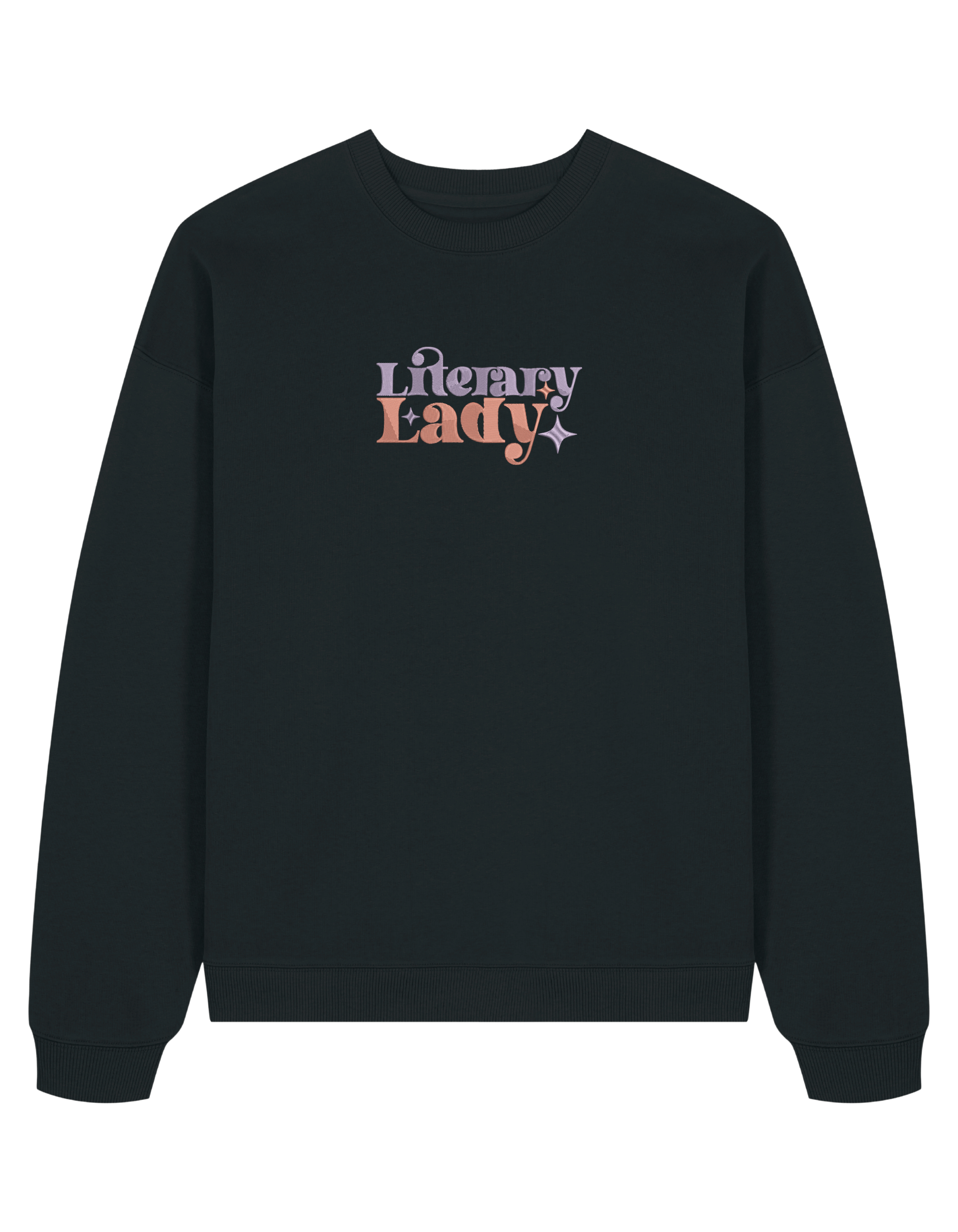 Lady sweatshirt bookish