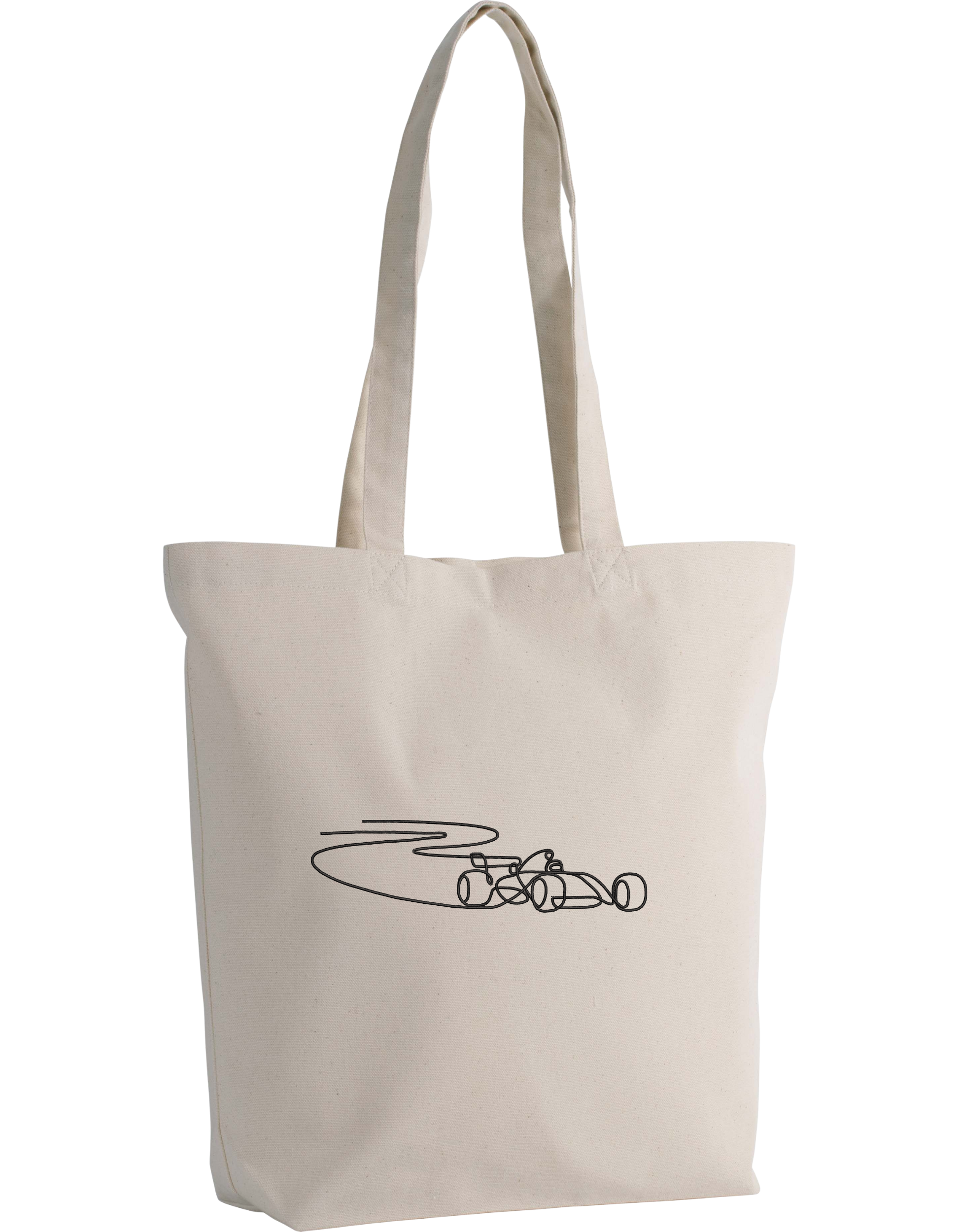 Race car tote bag