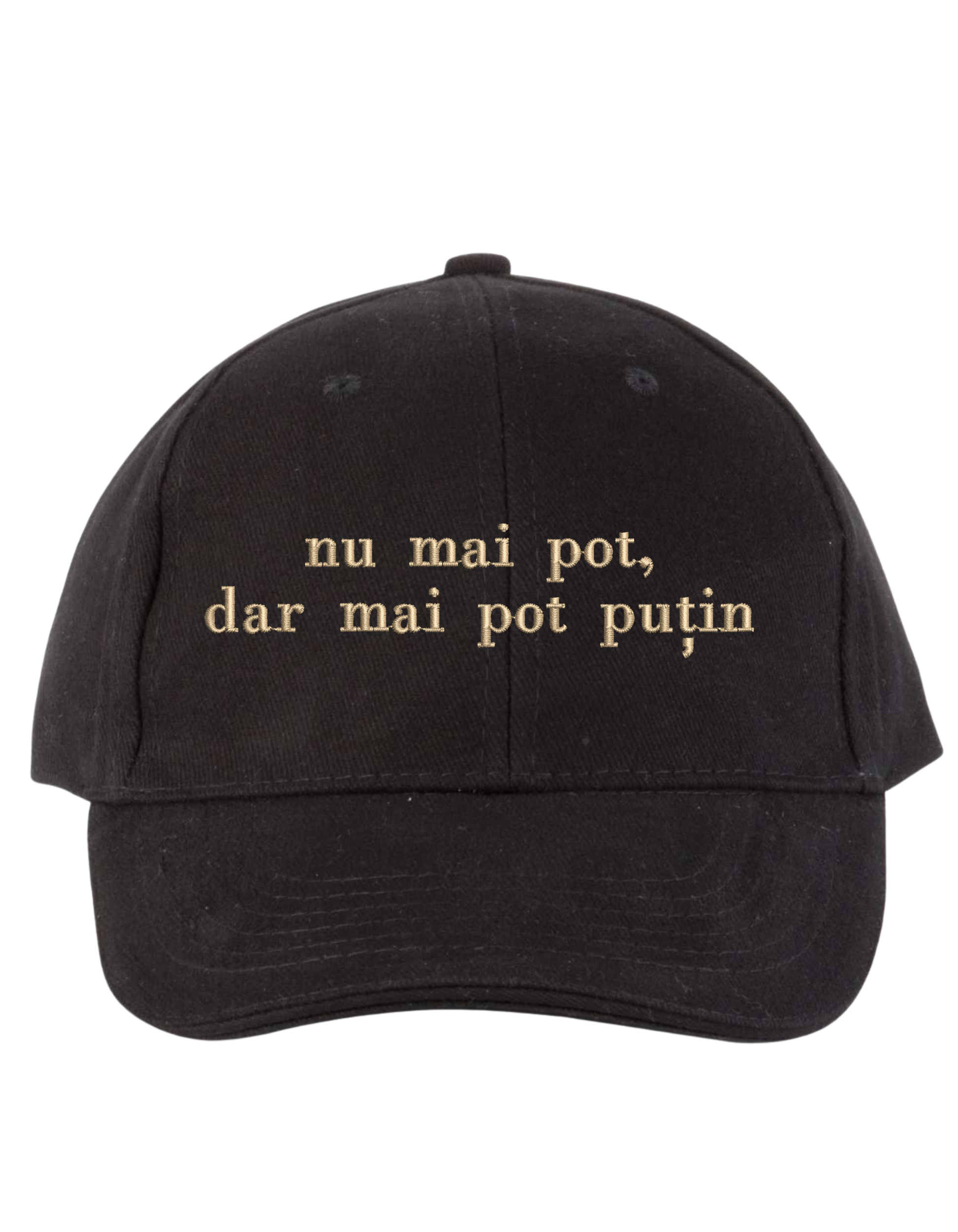 Sapca unisex Mai pot putin brodata