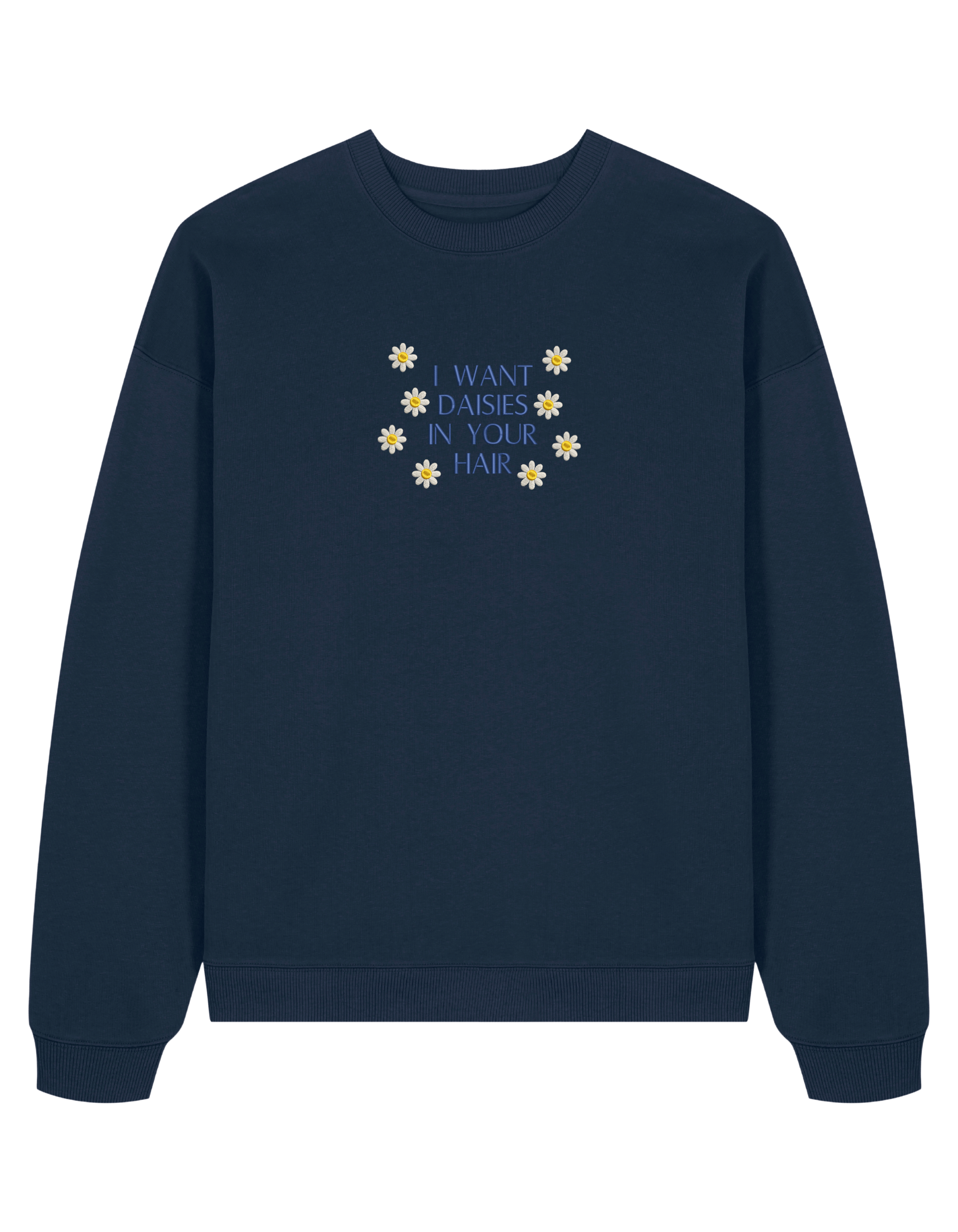 Daisies sweatshirt bookish
