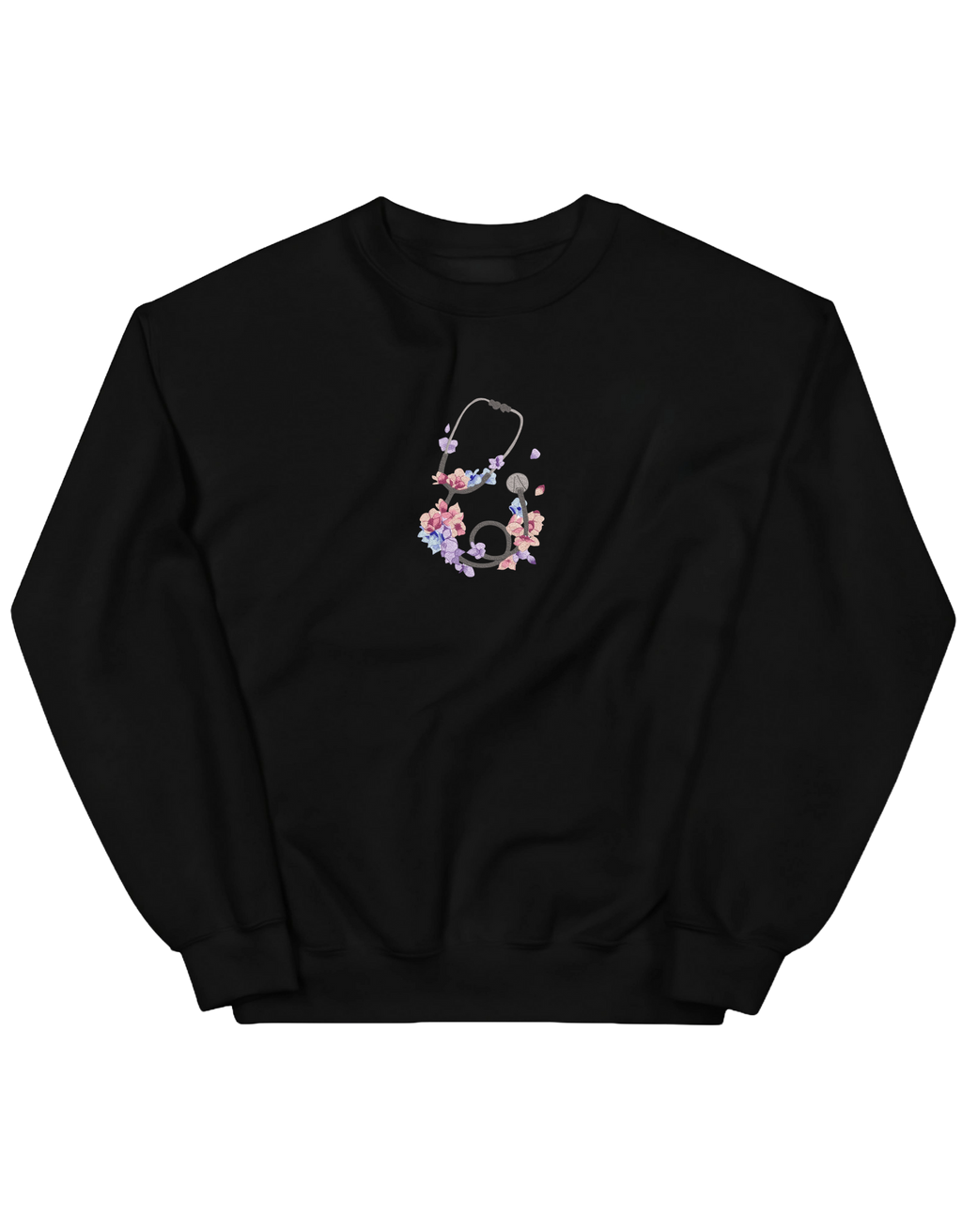 Stetoscop floral sweatshirt