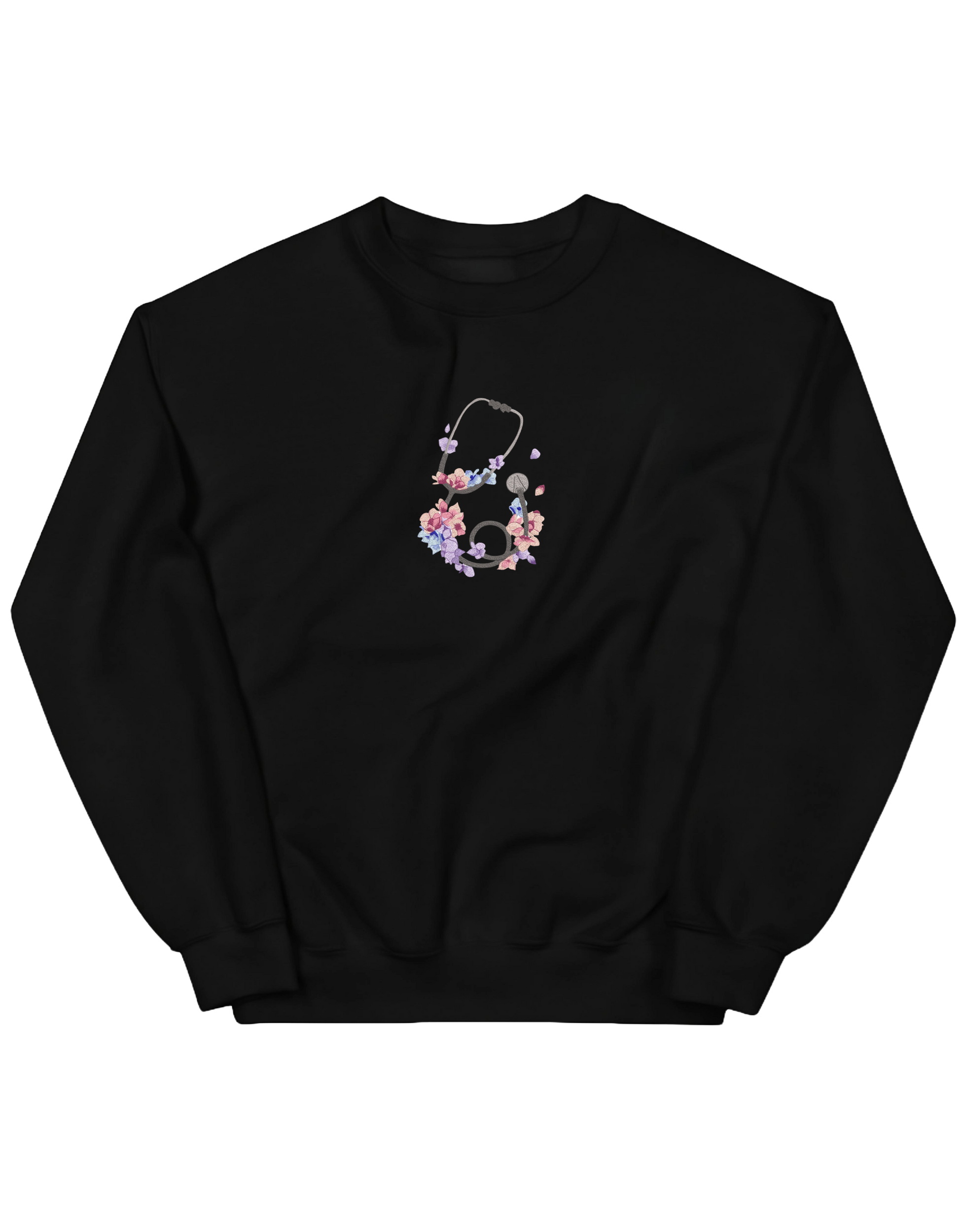 Stetoscop floral sweatshirt