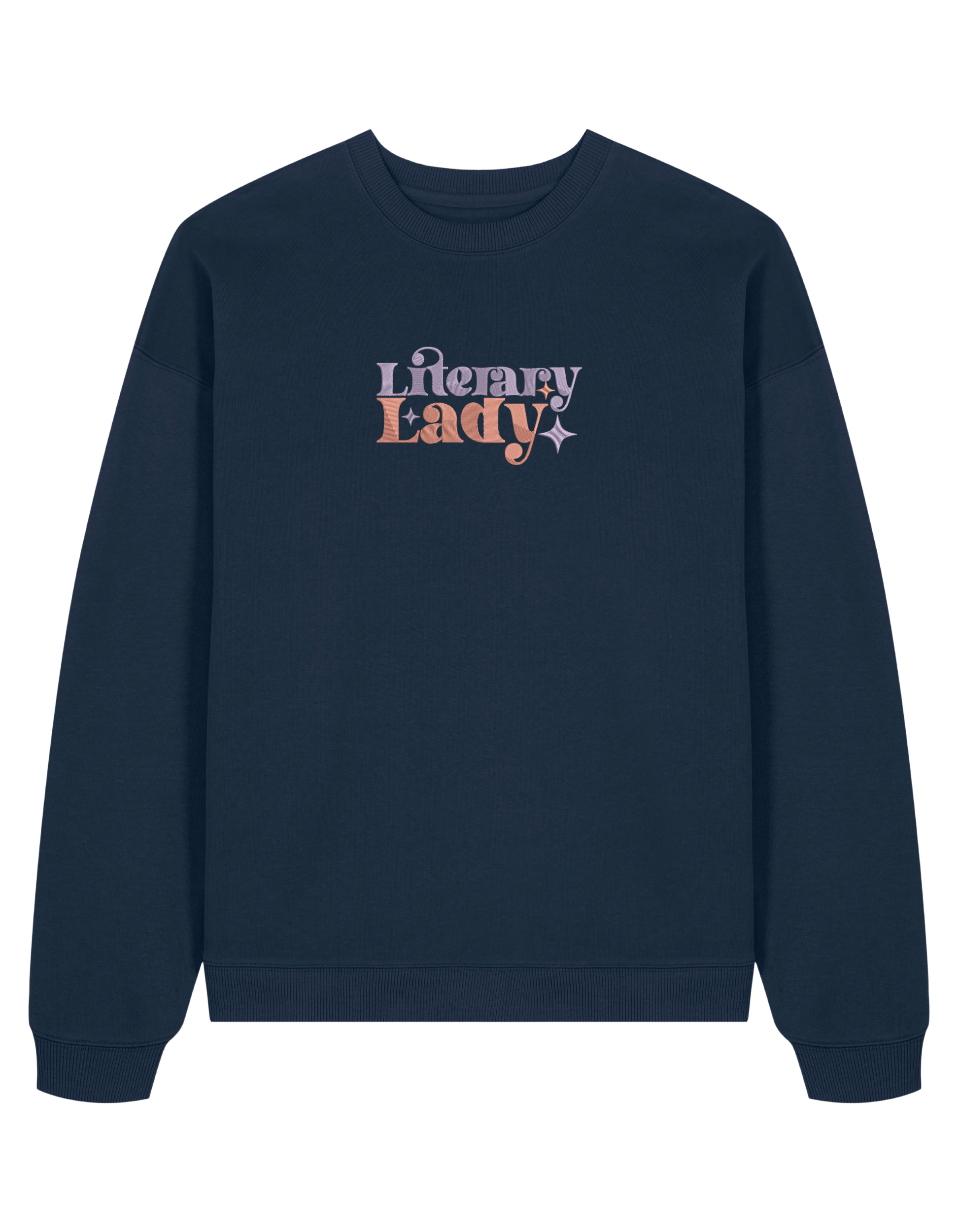 Lady sweatshirt bookish