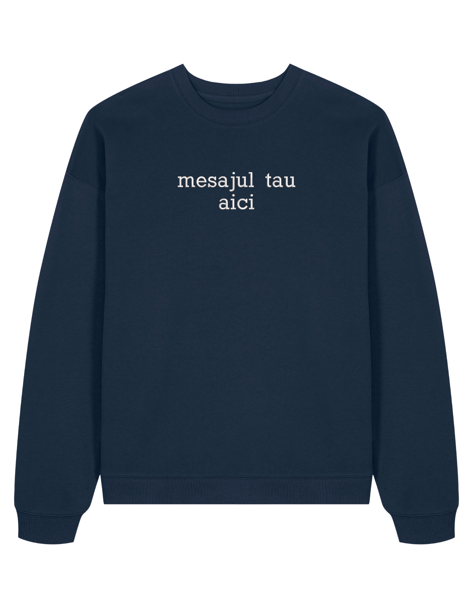 Sweatshirt personalizat font sherif