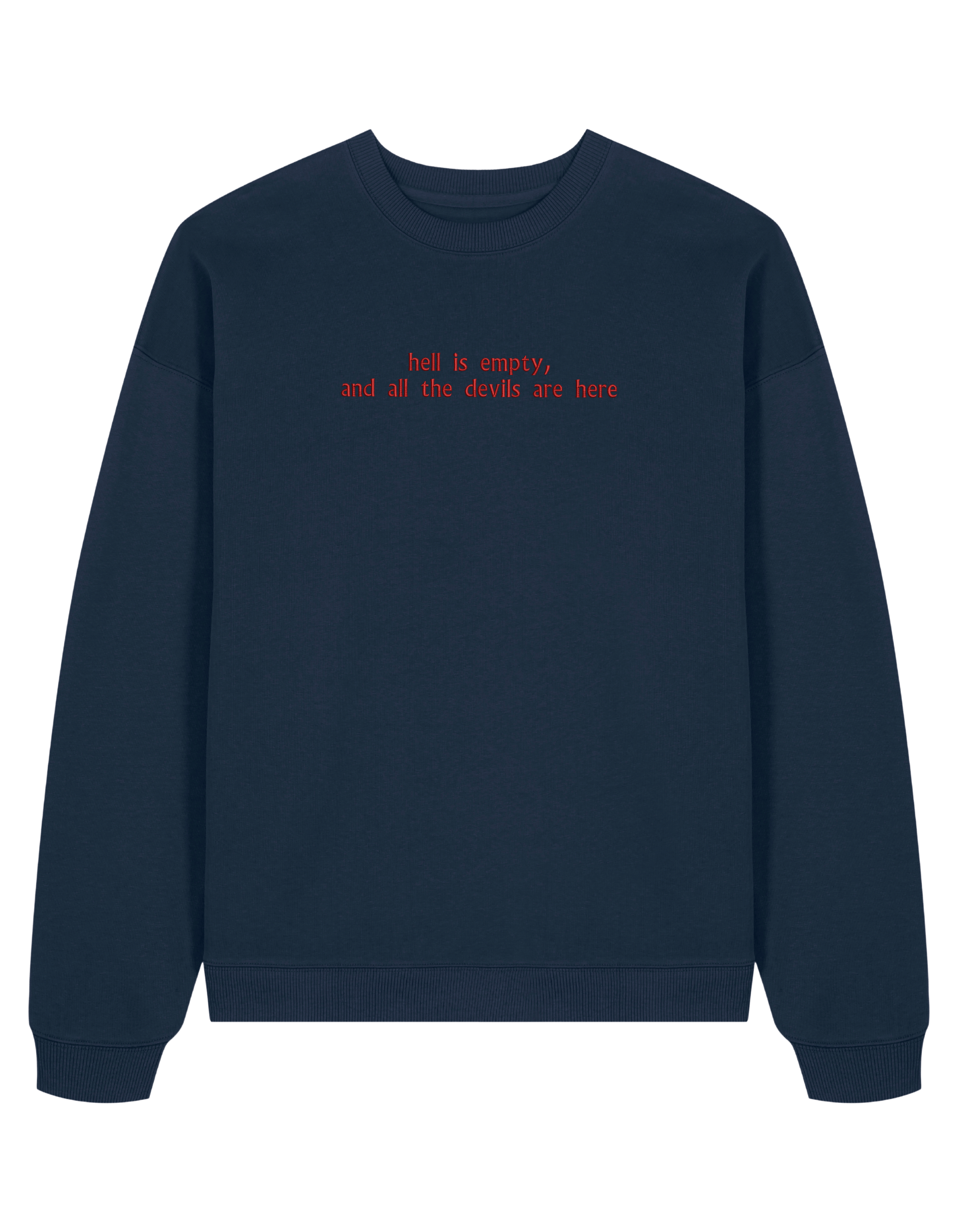 Hell is empty sweatshirt Shatter me