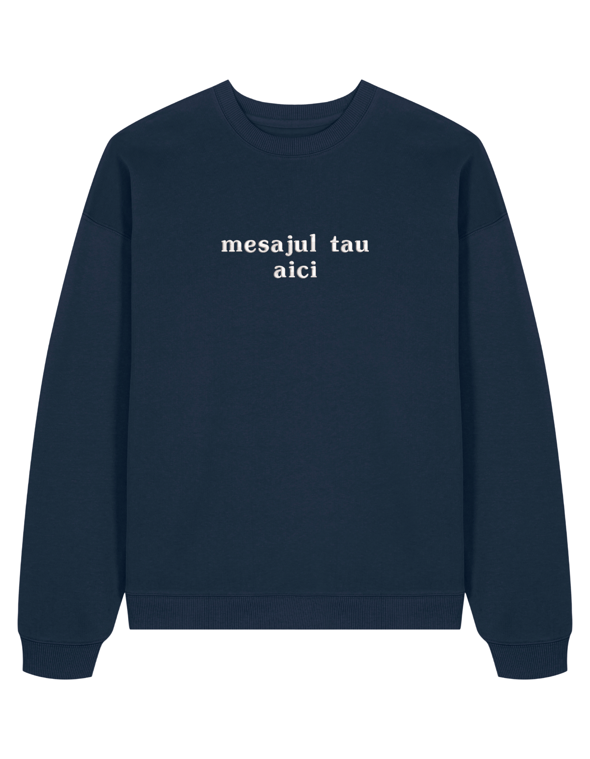Sweatshirt personalizat font basic