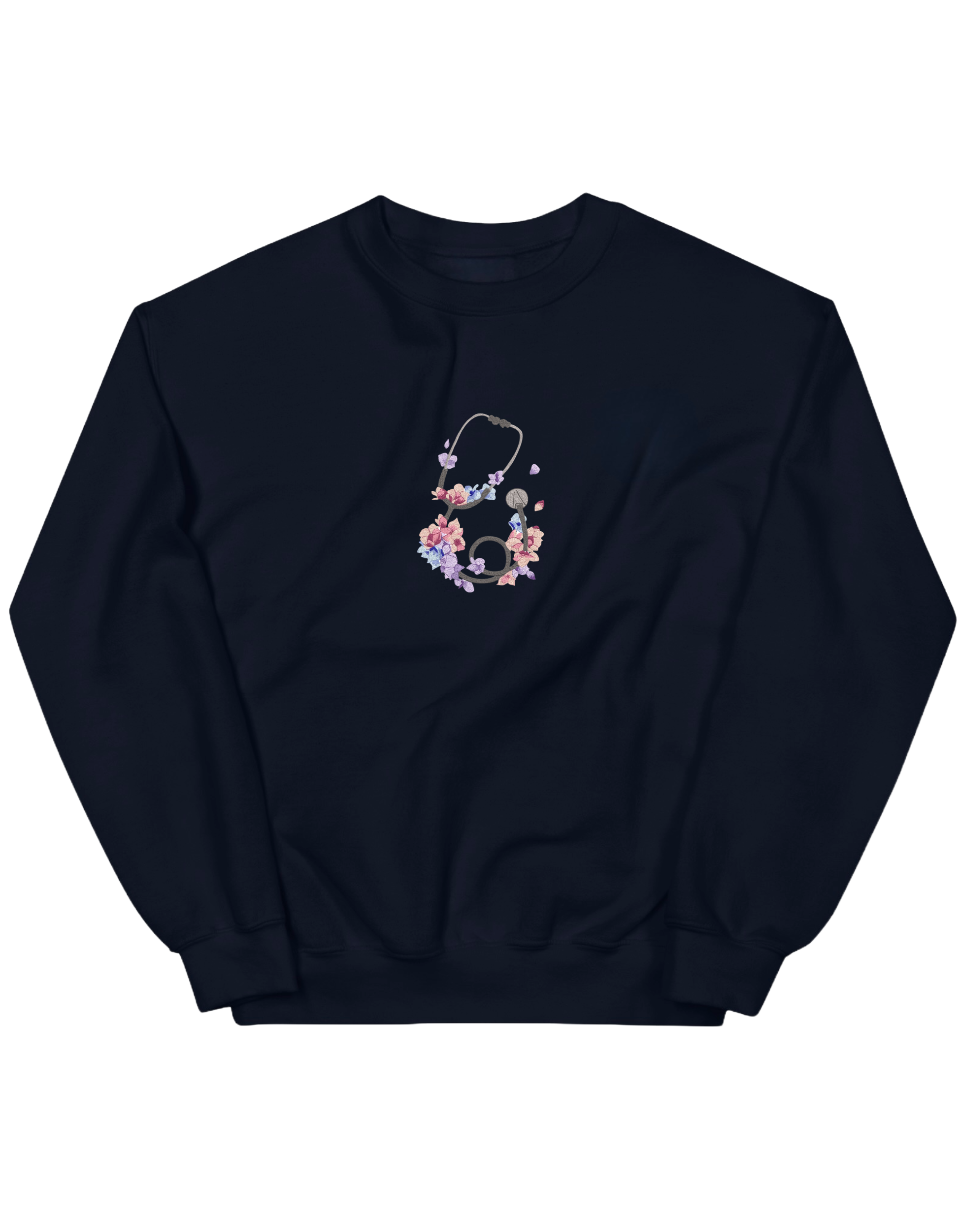 Stetoscop floral sweatshirt