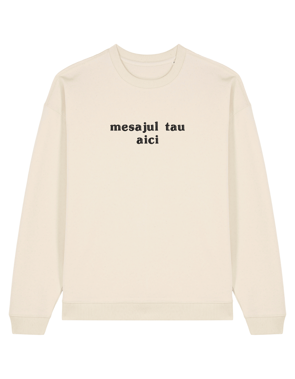 Sweatshirt personalizat font basic