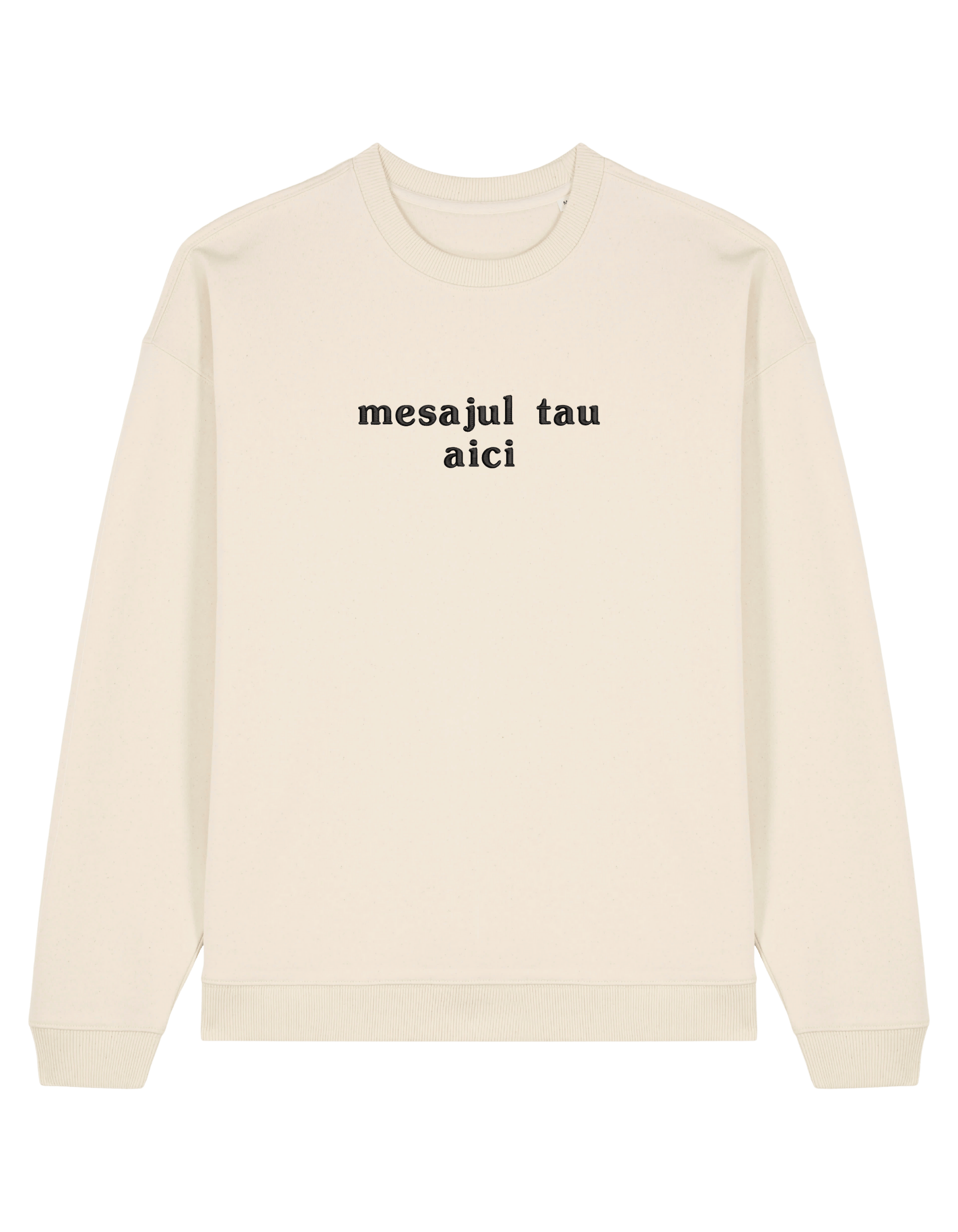 Sweatshirt personalizat font basic