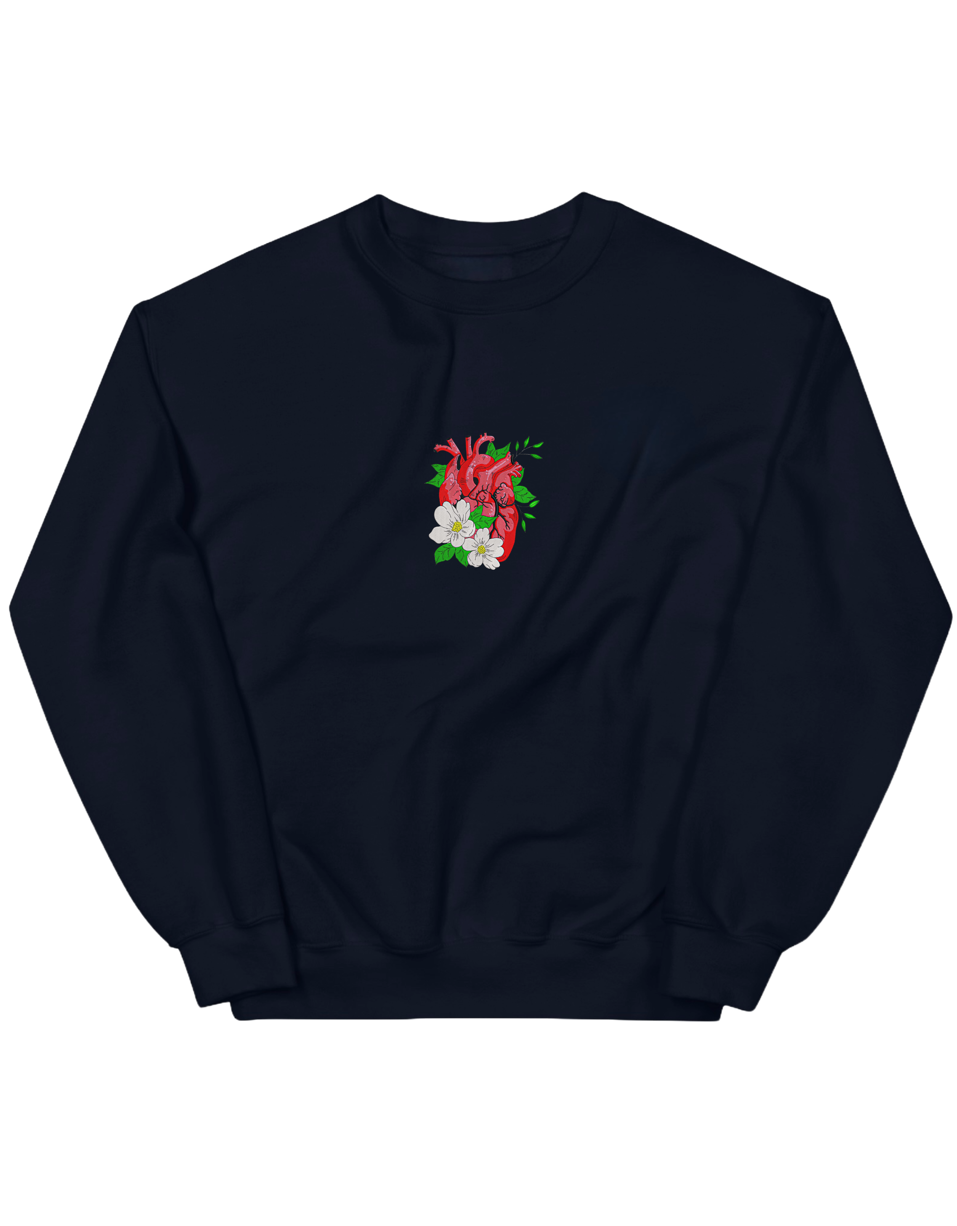 Floral heart sweatshirt