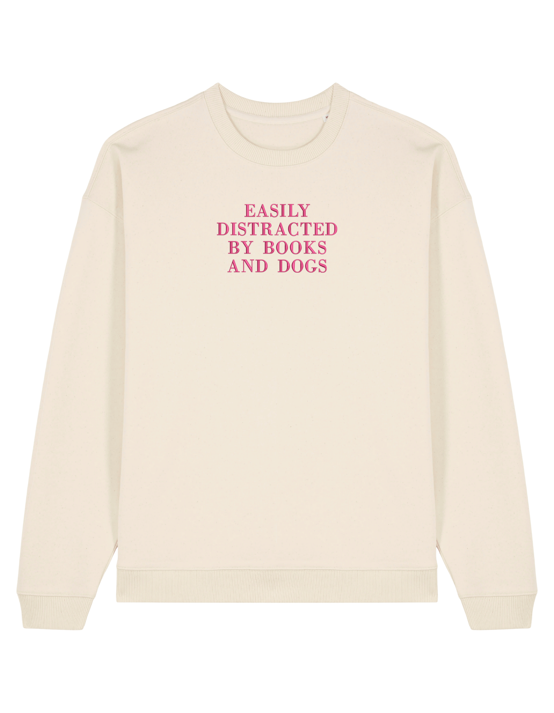 Distracted sweatshirt bookish