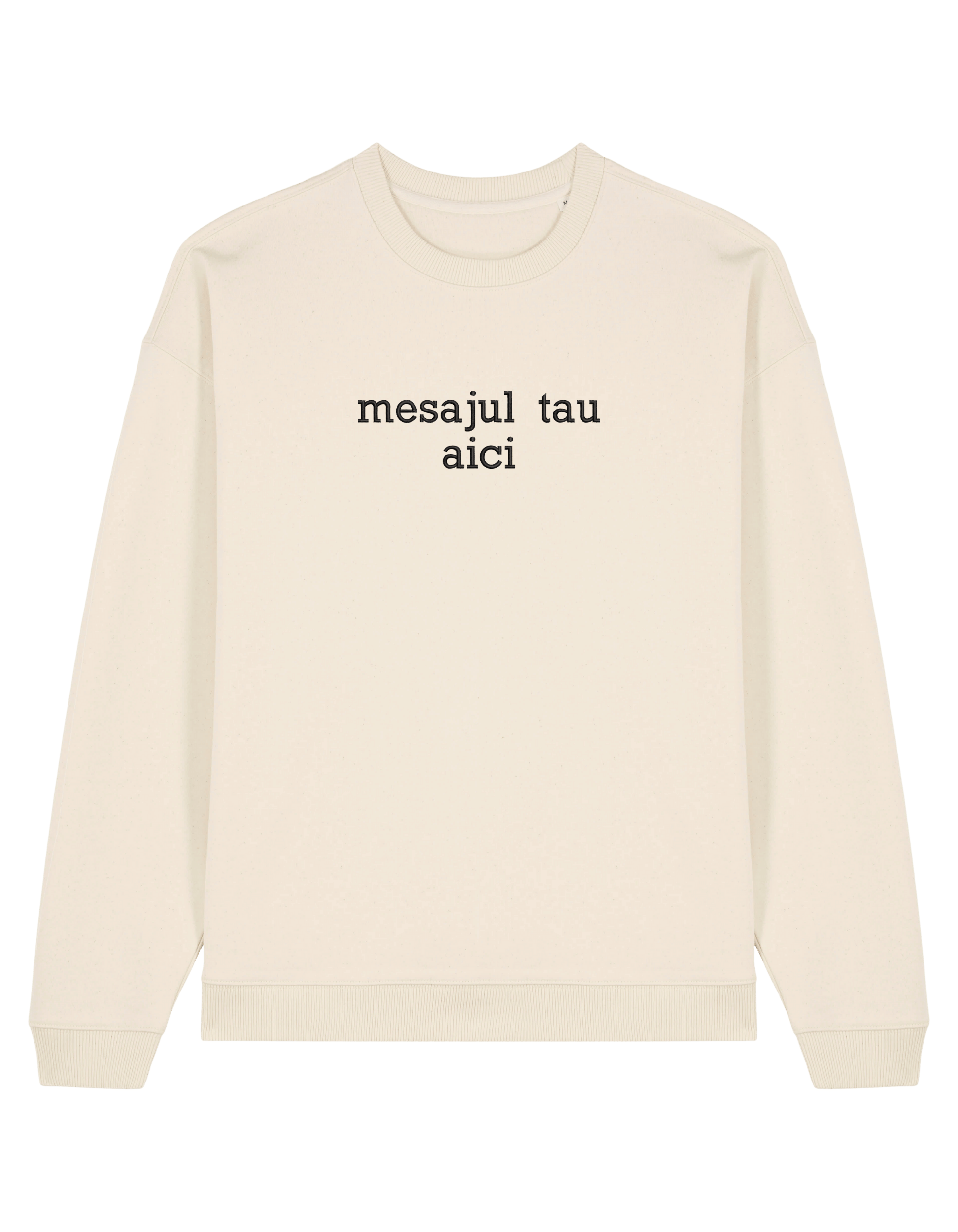 Sweatshirt personalizat font sherif