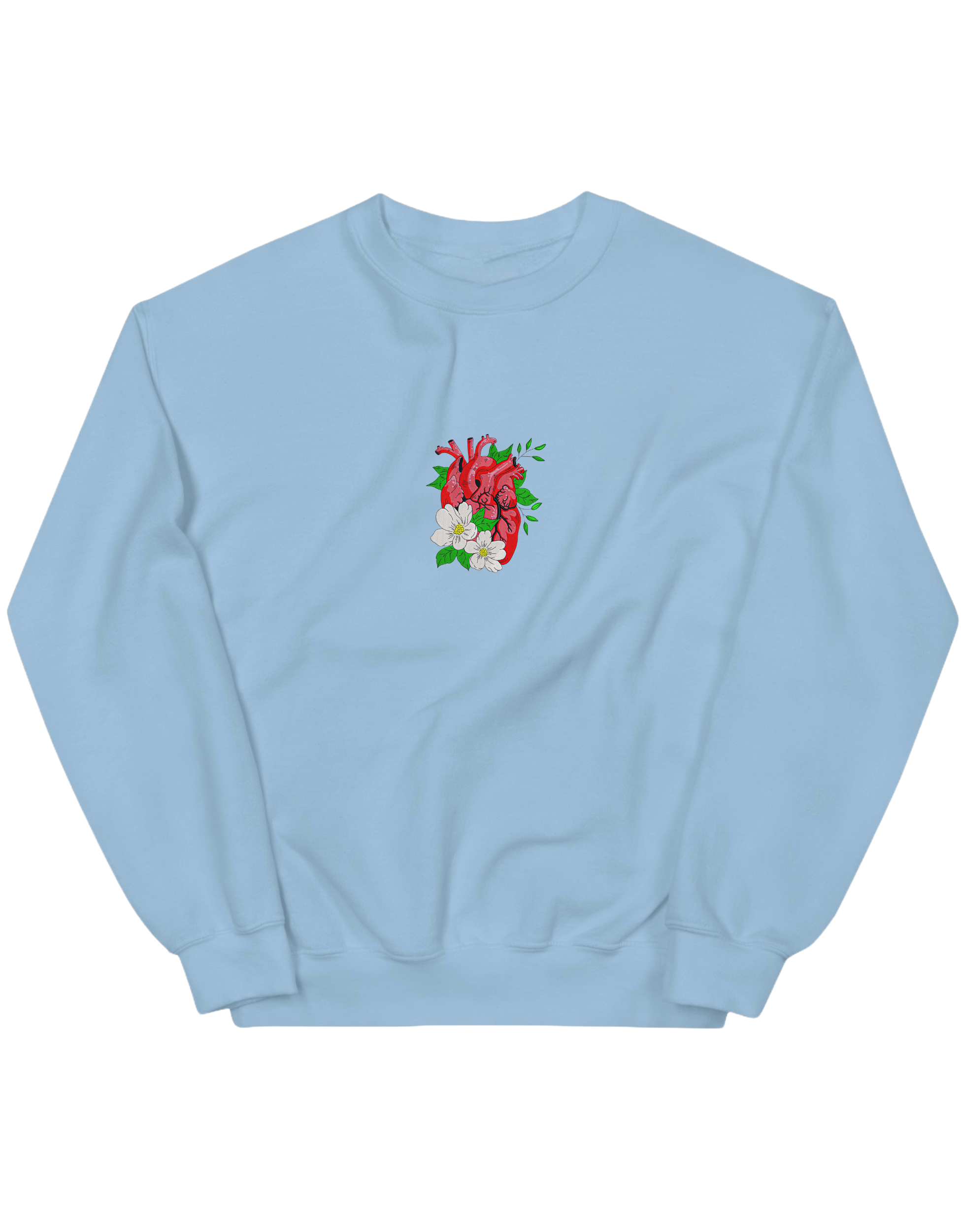 Floral heart sweatshirt