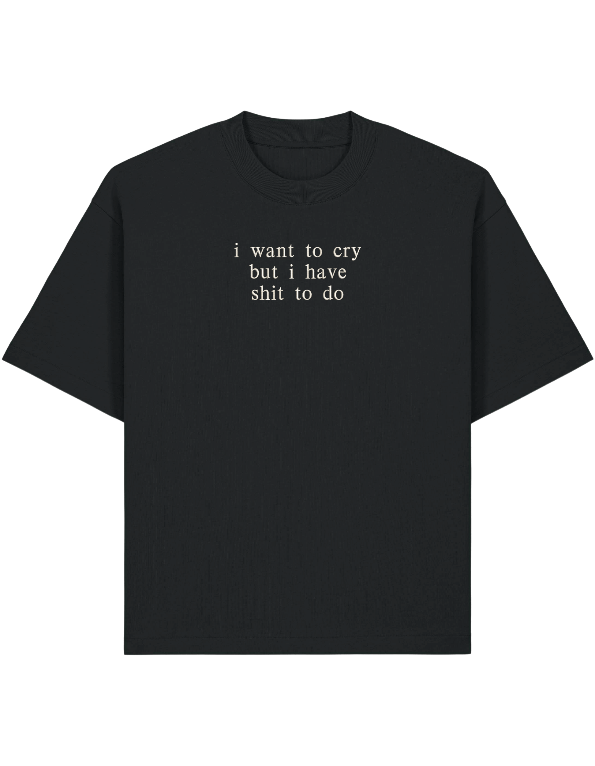 I want to cry tricou