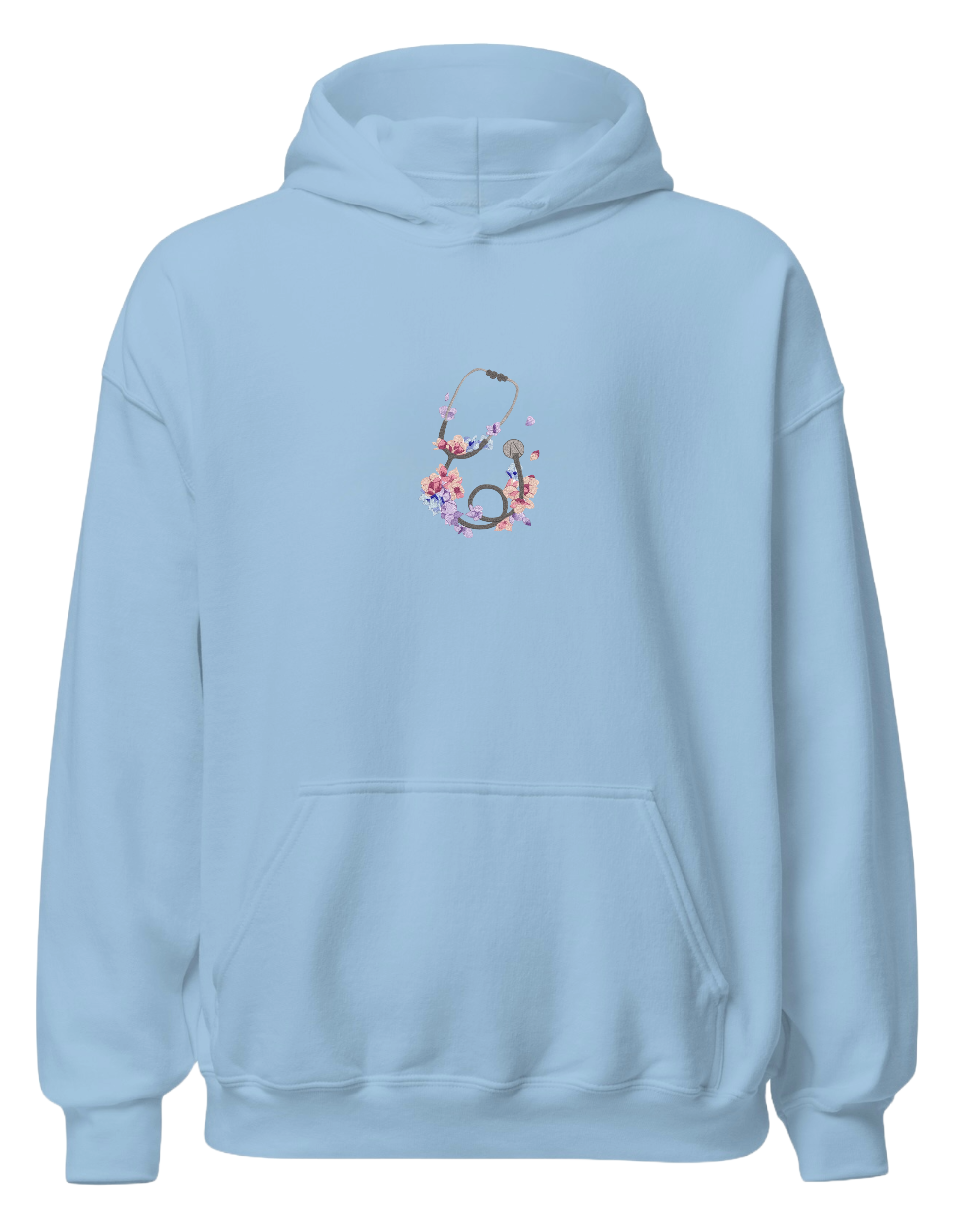 Stetoscop floral hoodie