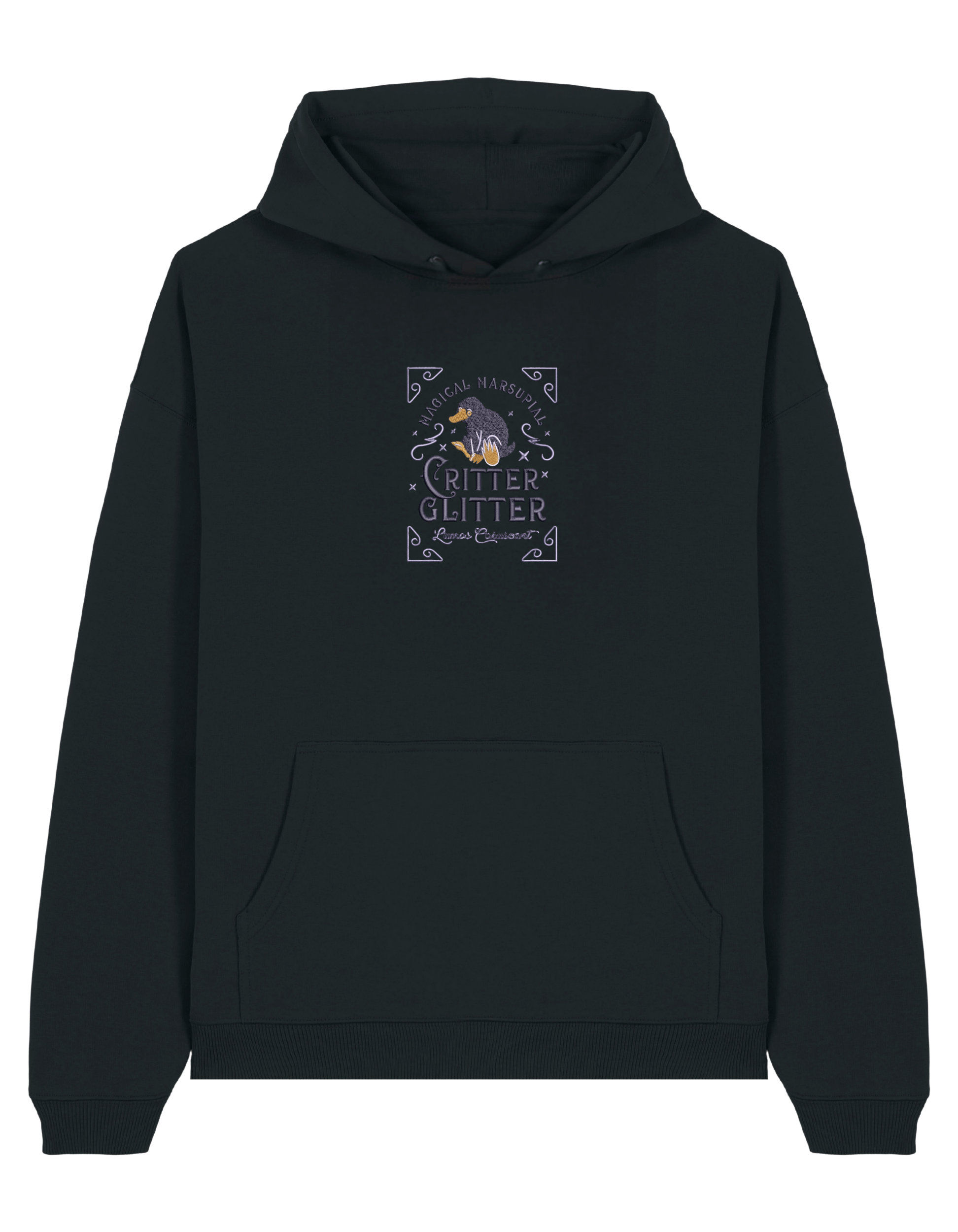 Glitter hoodie Harry Potter