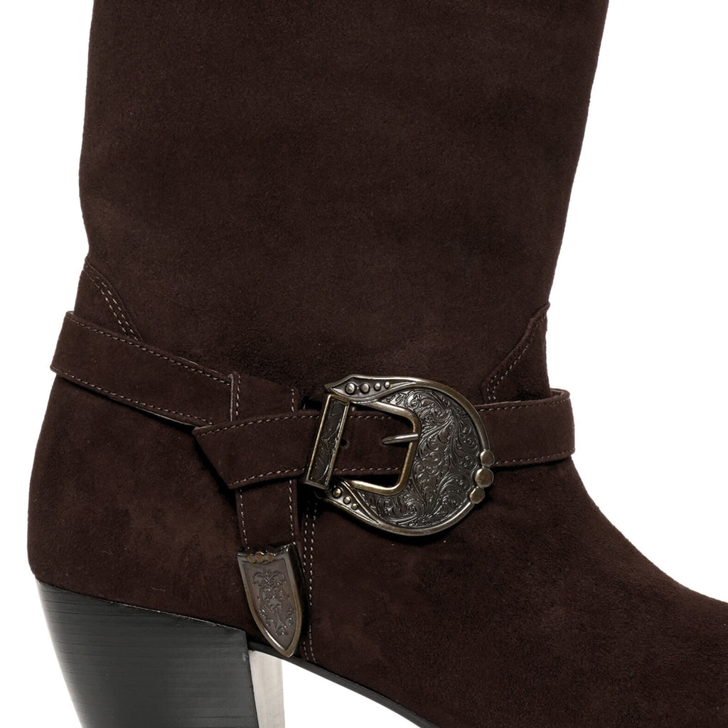 Santiag Chocolate Suede