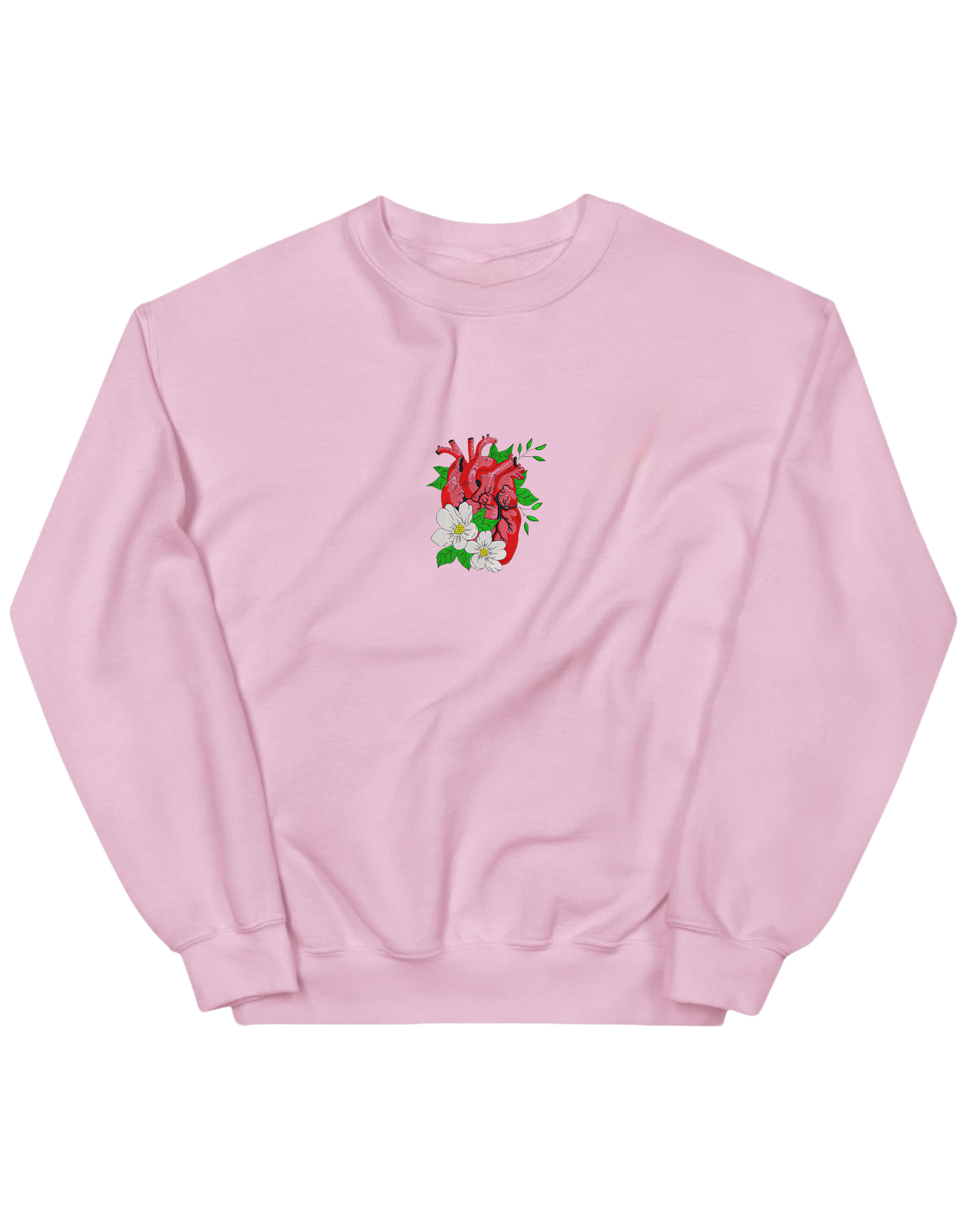 Floral heart sweatshirt