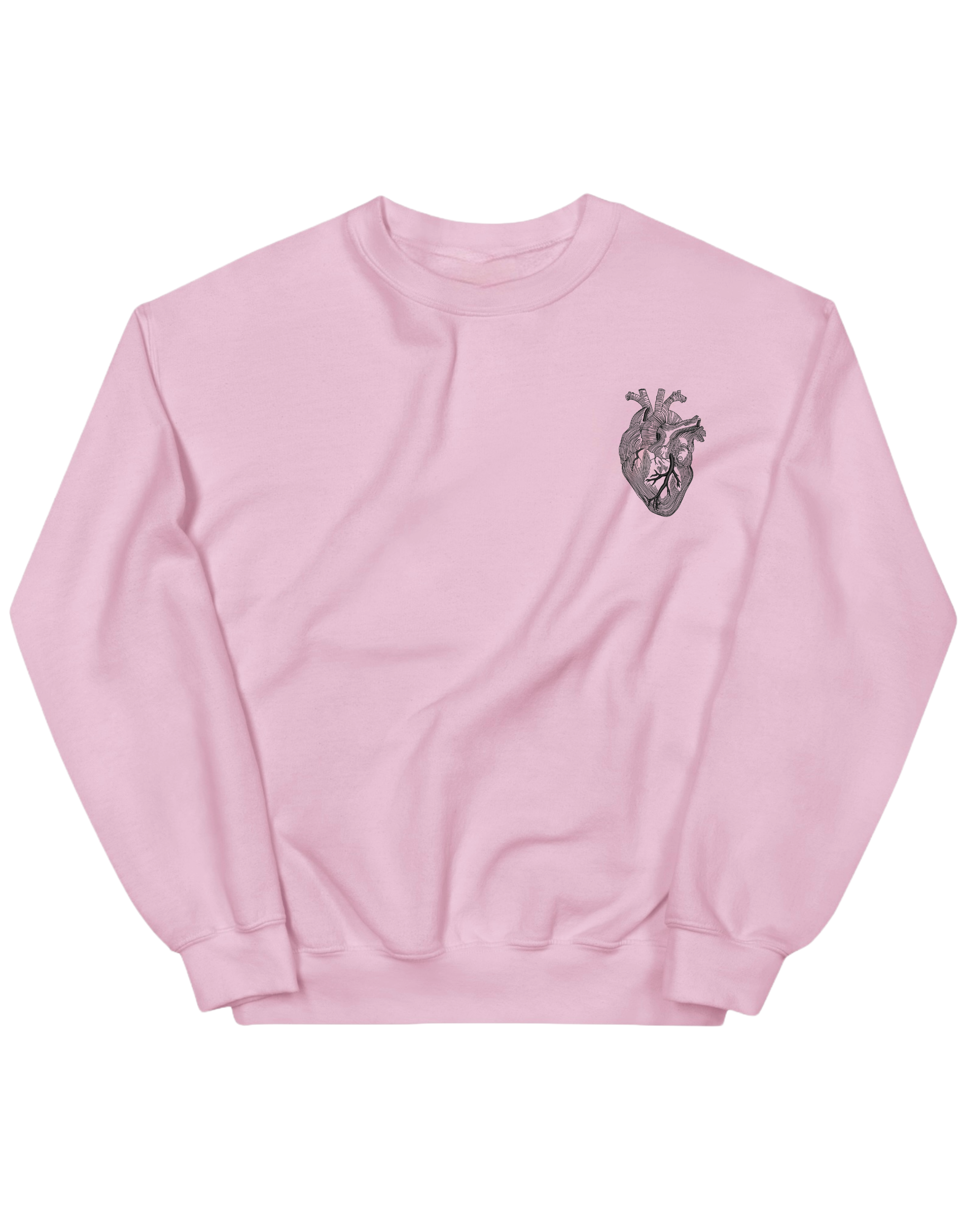 Anatomical heart sweatshirt
