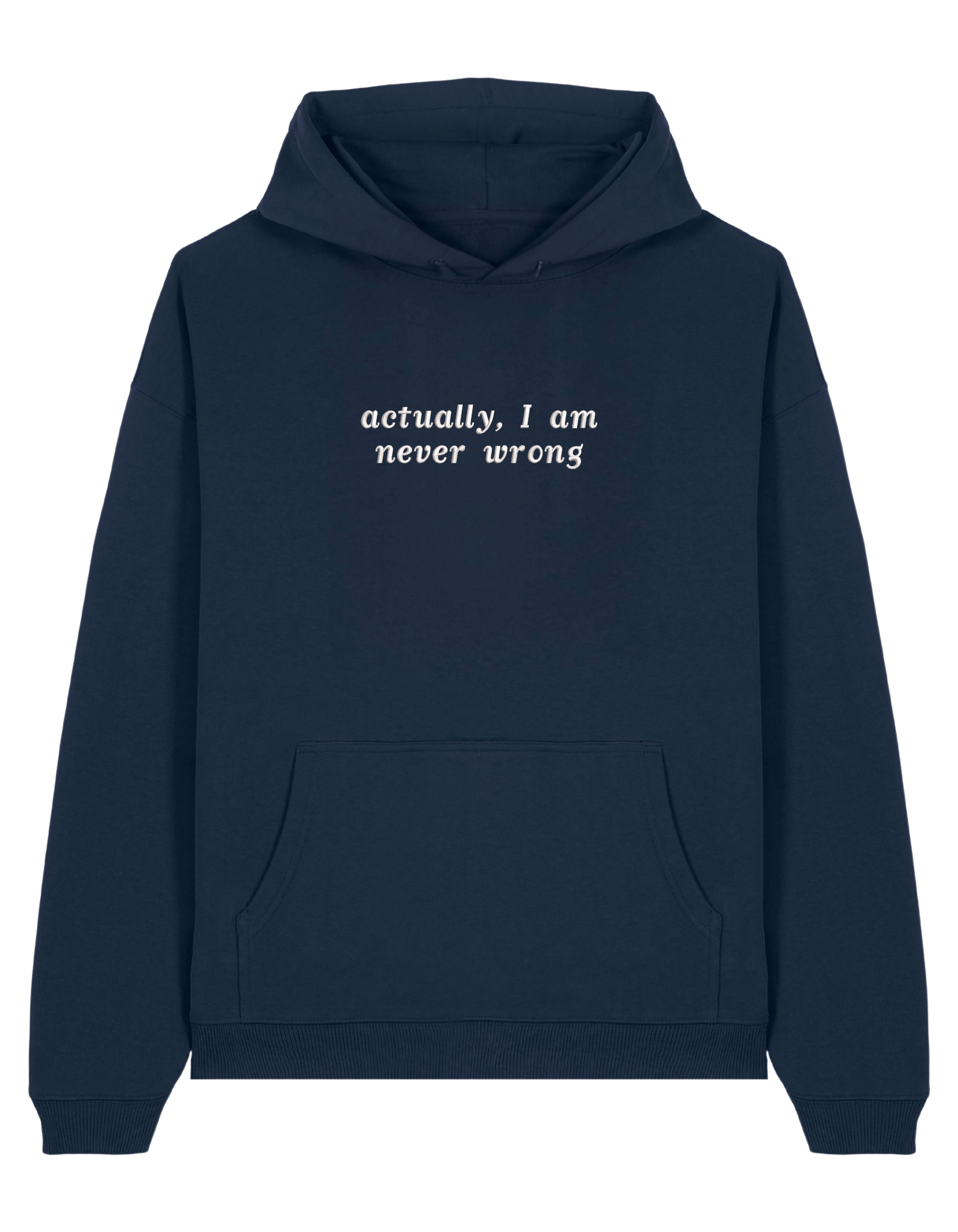 Never wrong hoodie mesaje