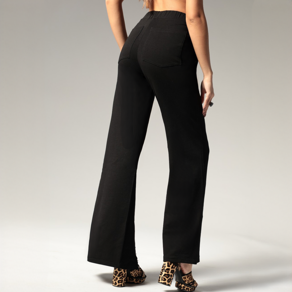 Trening dama negru cu copci metalice Walk of Fame