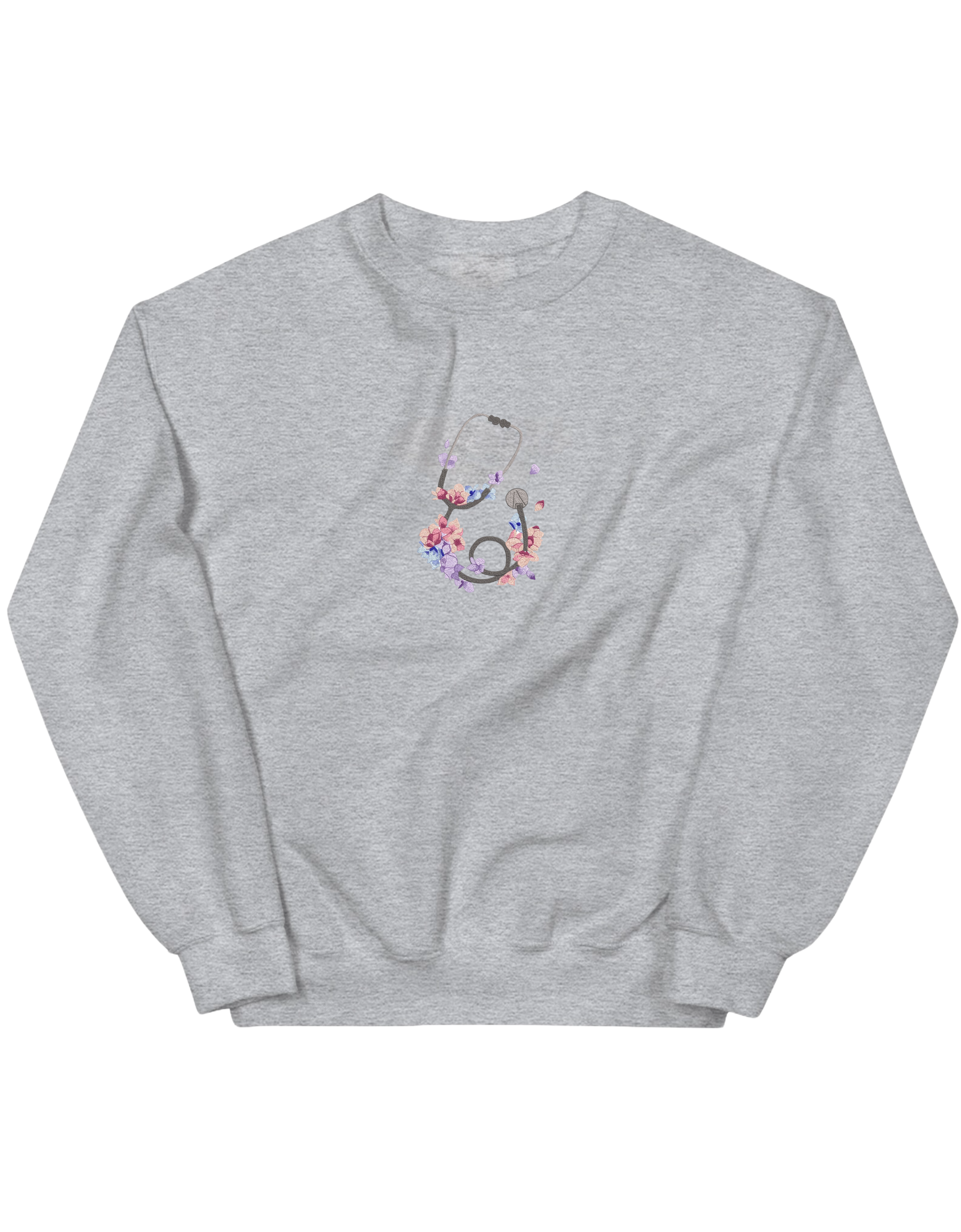 Stetoscop floral sweatshirt