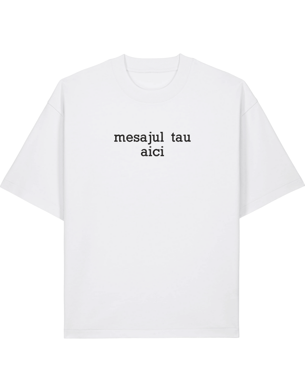 Tricou personalizat font sherif
