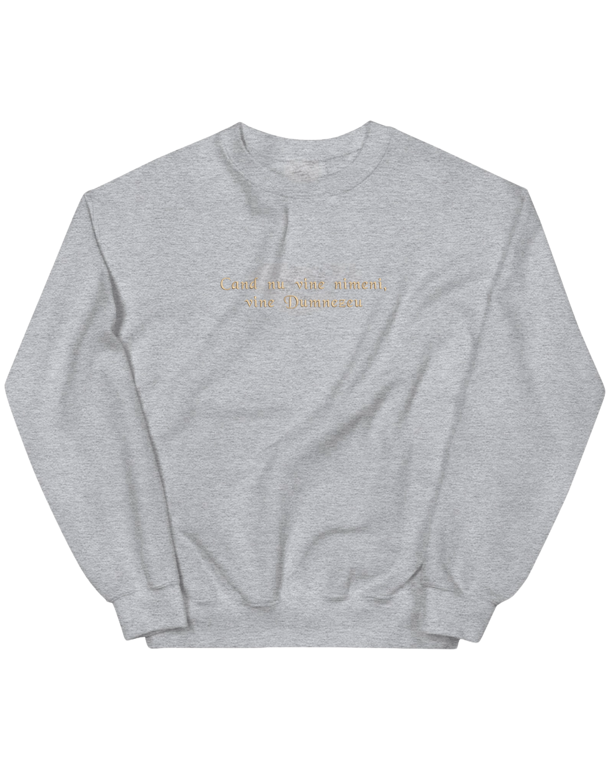 Dumnezeu sweatshirt