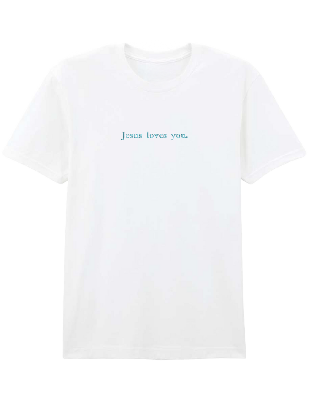 Jesus loves you tricou