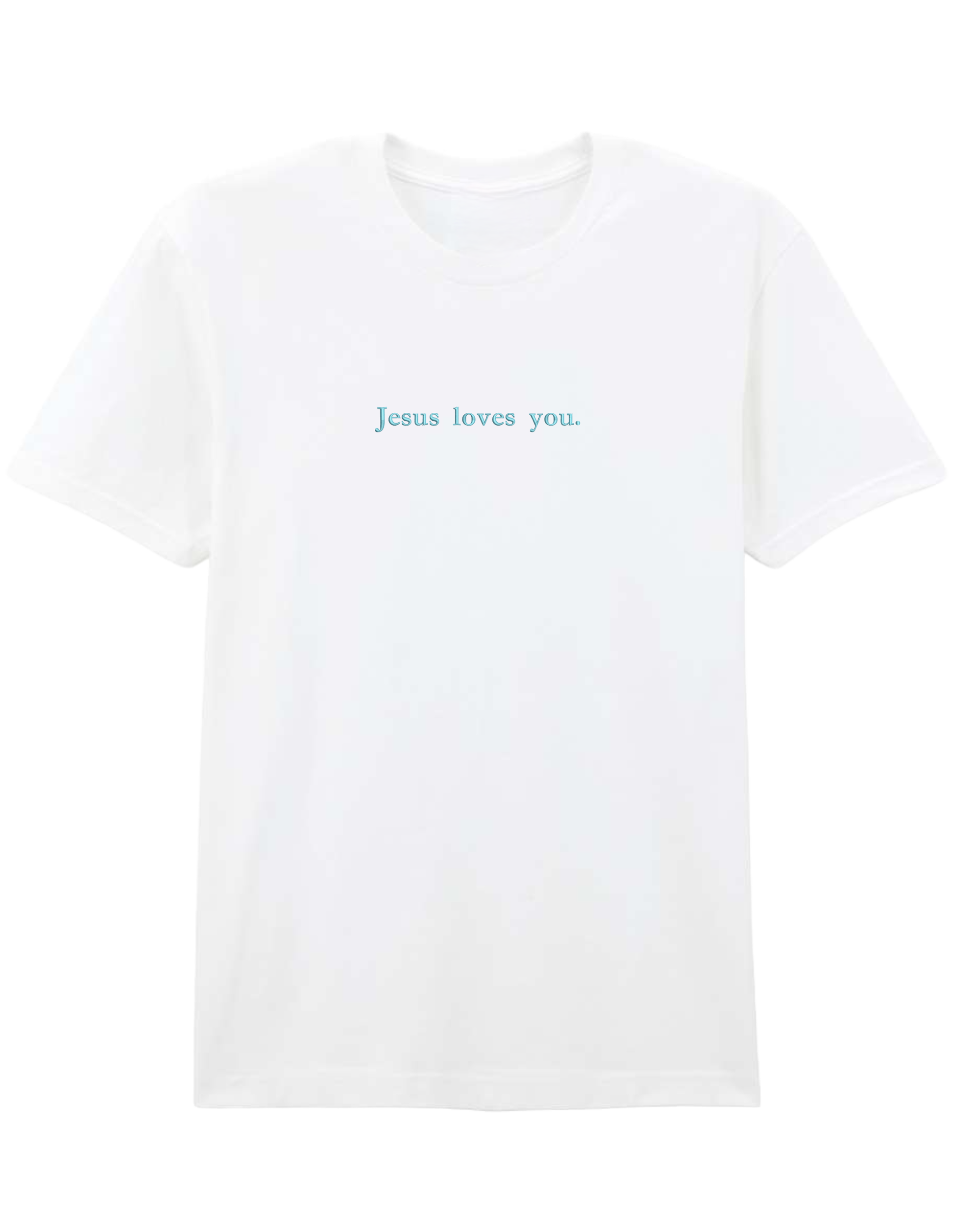 Jesus loves you tricou