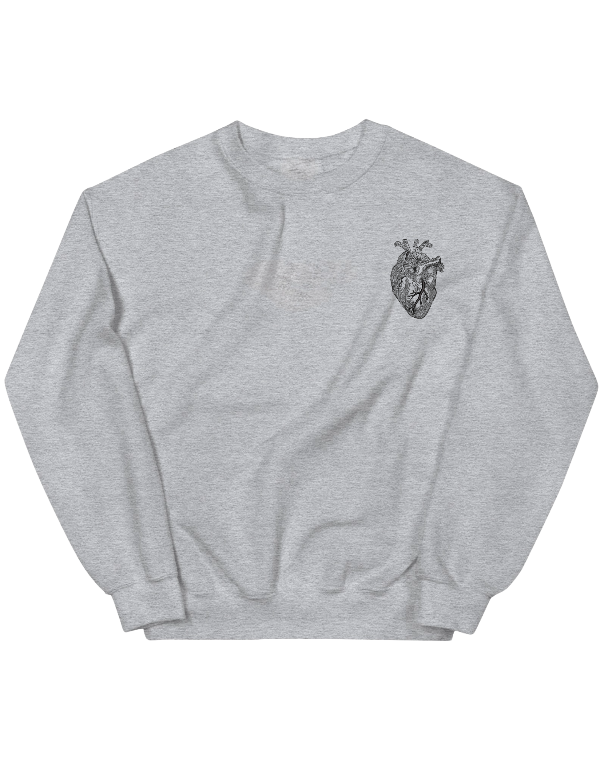 Anatomical heart sweatshirt