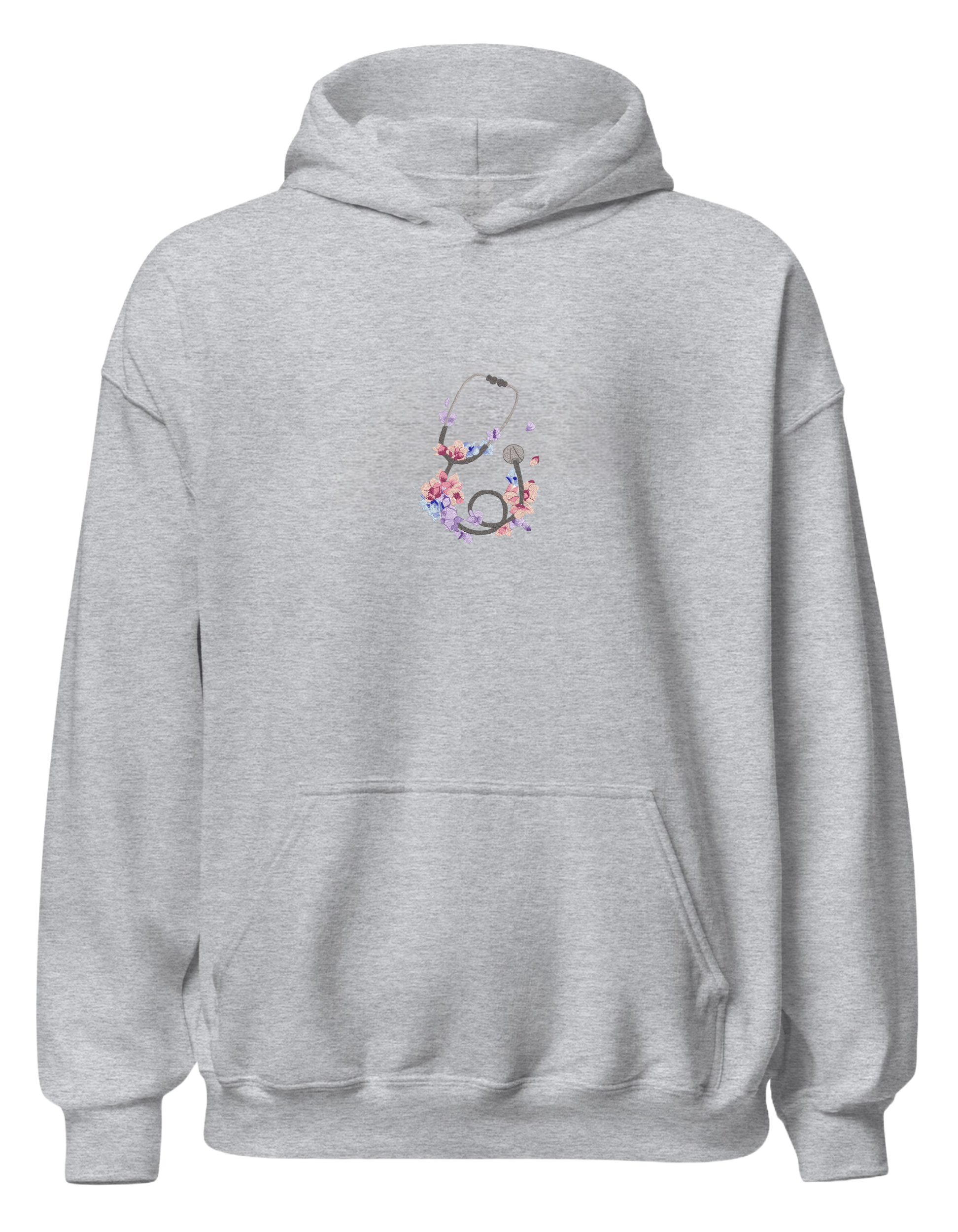 Stetoscop floral hoodie