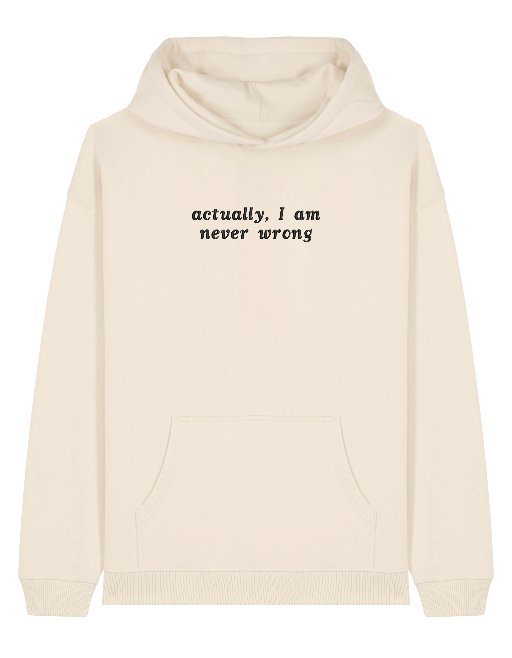 Never wrong hoodie mesaje