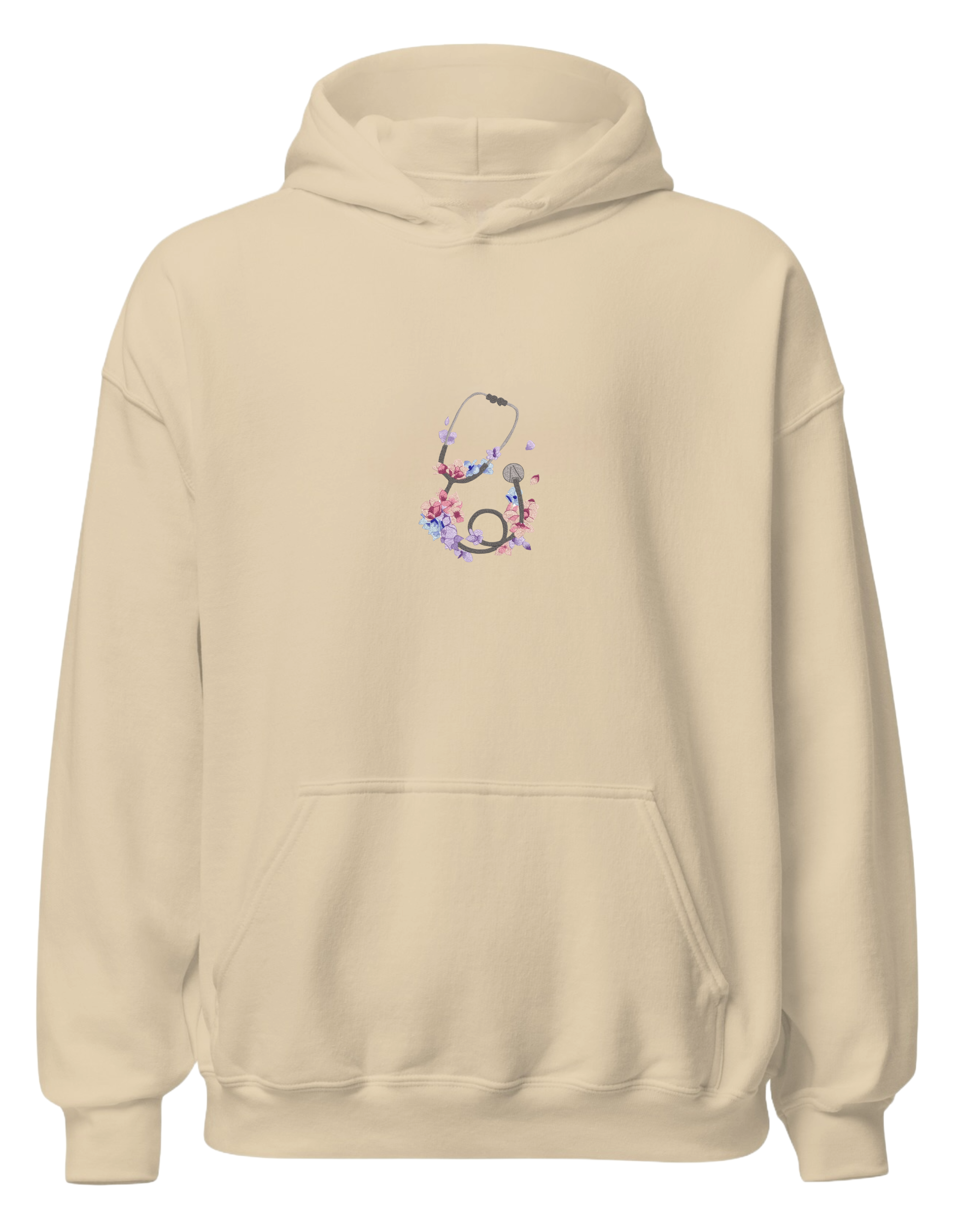 Stetoscop floral hoodie