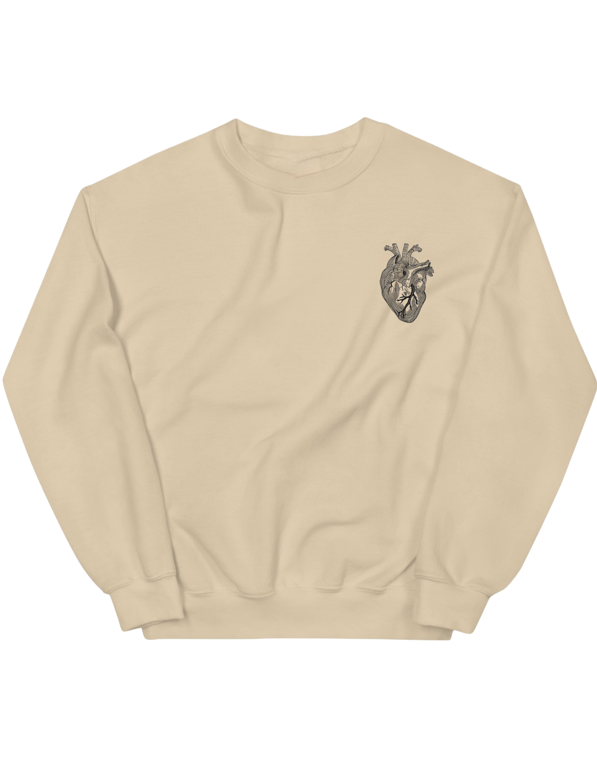 Anatomical heart sweatshirt