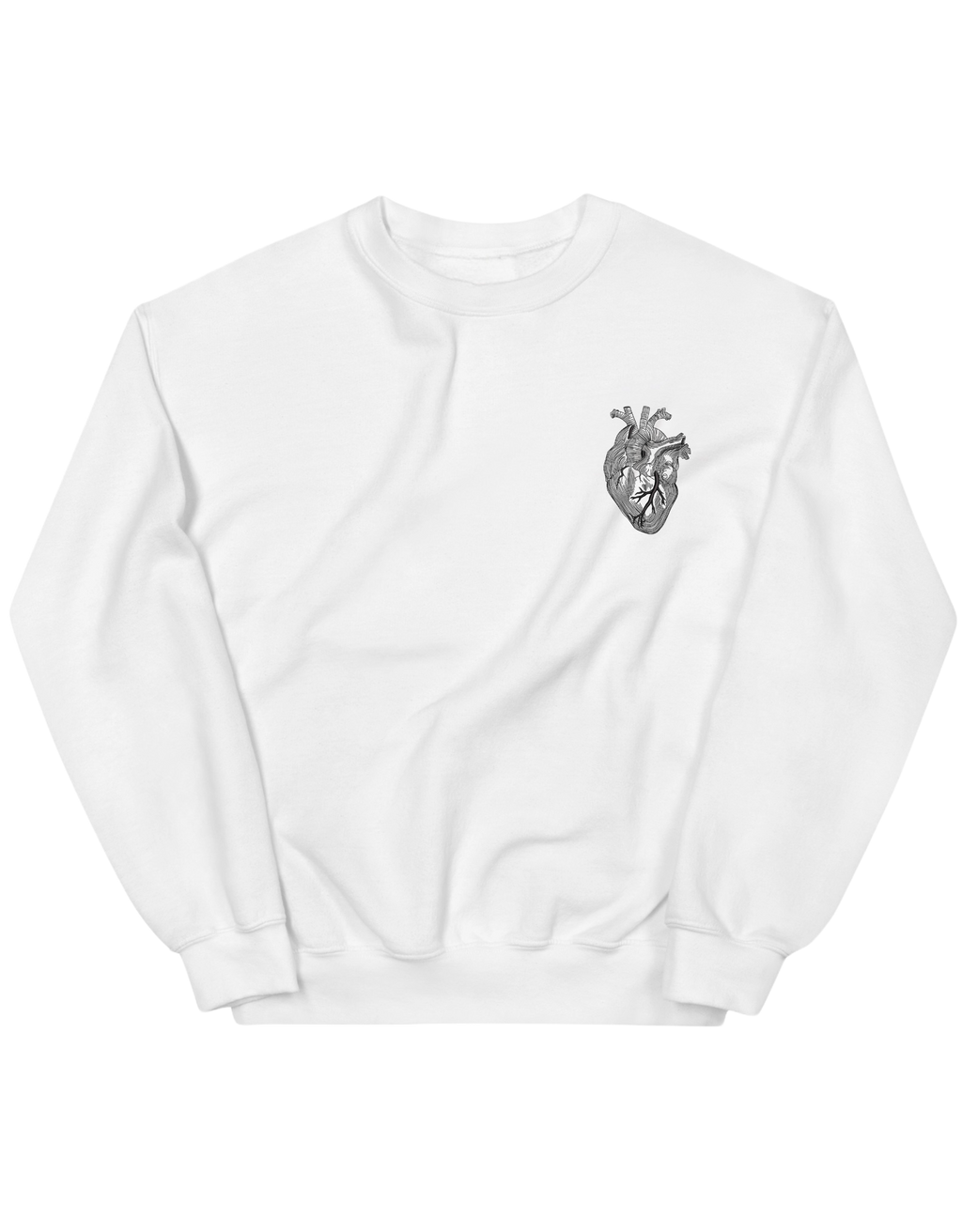 Anatomical heart sweatshirt