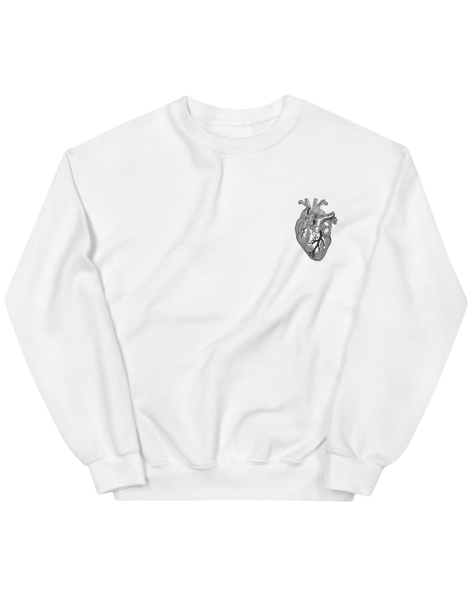 Anatomical heart sweatshirt