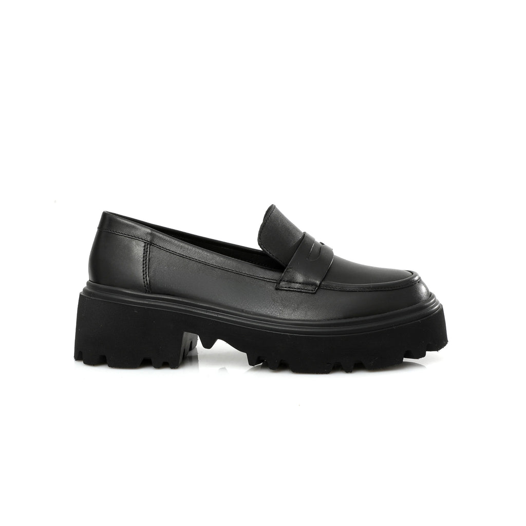 Chunky Penny Loafer Noire