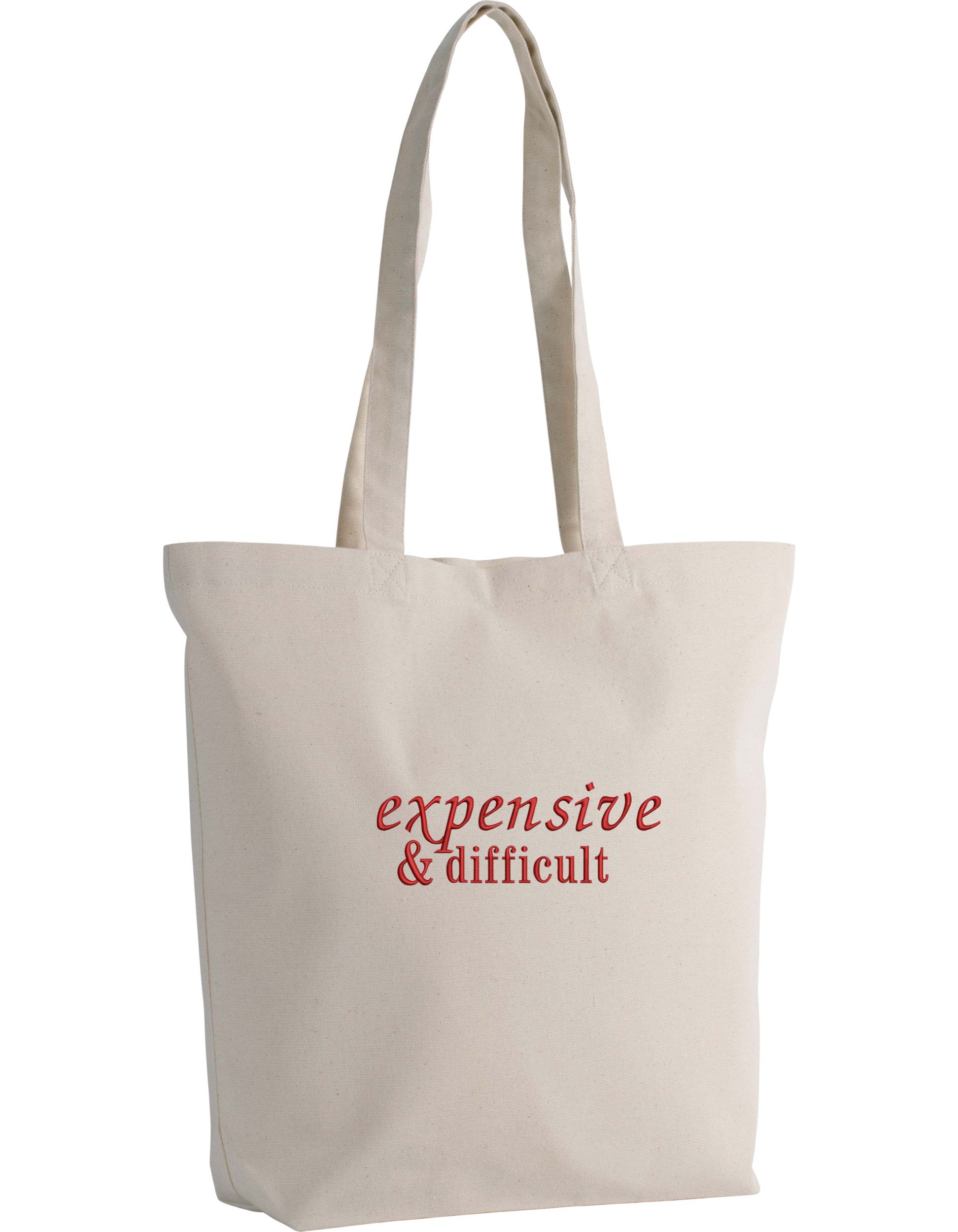 Expensive and difficult tote bag