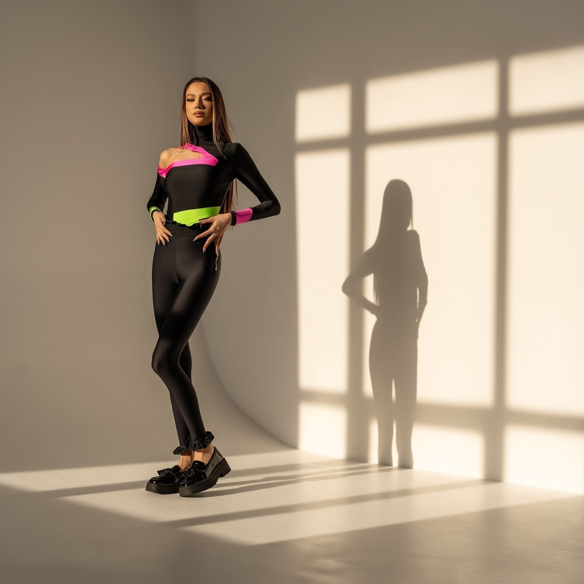 Colanti modelatori cu volan in talie No Name