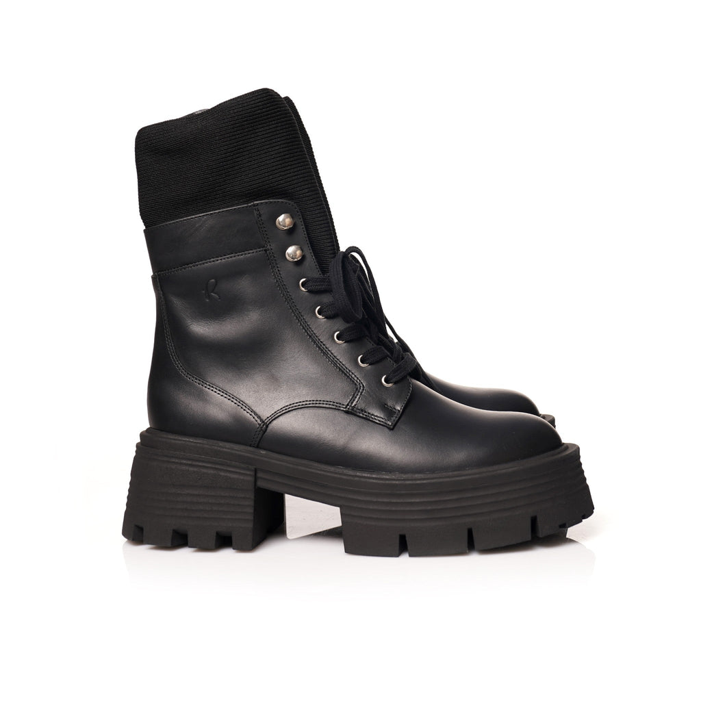 Brodequin Noir | Chaussette