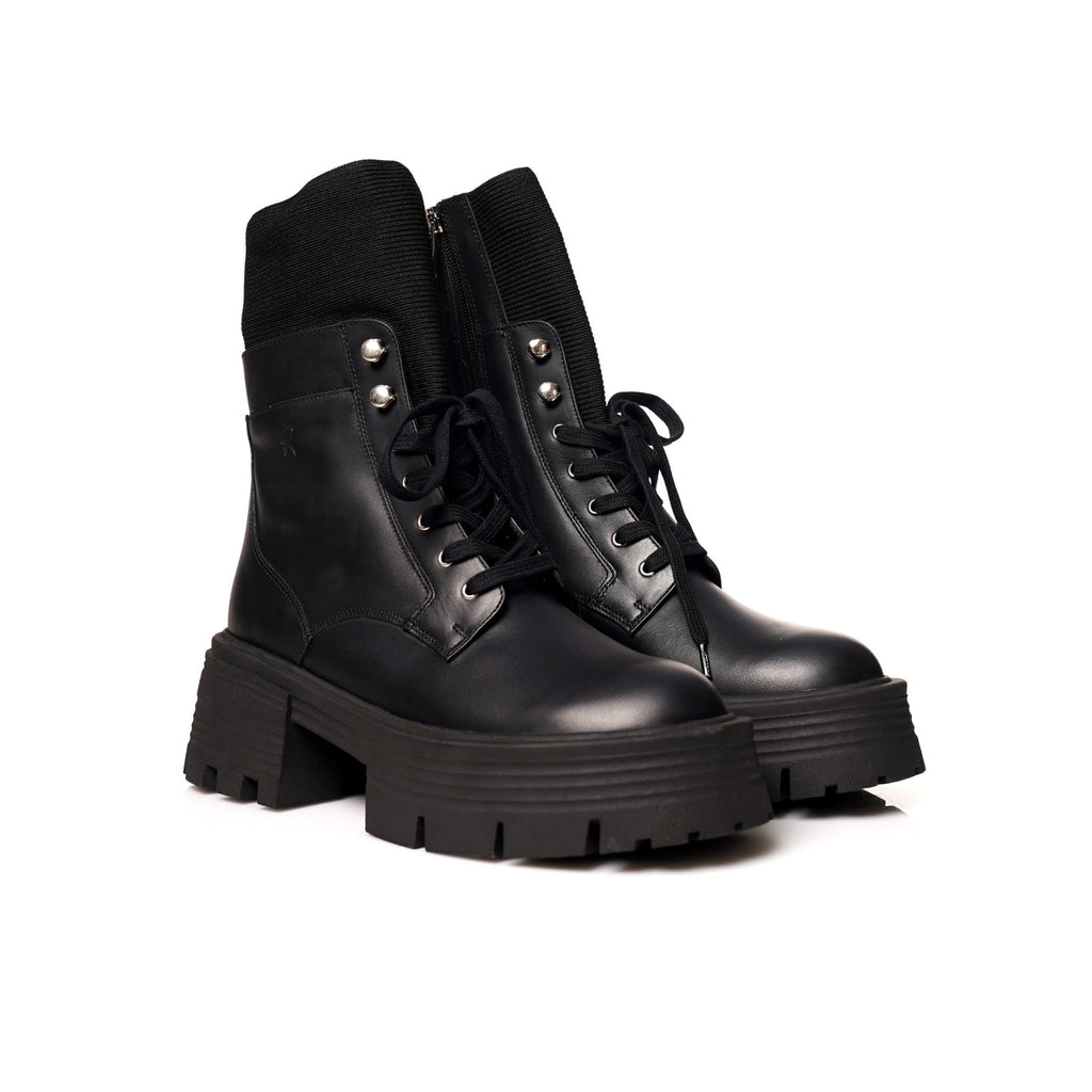 Brodequin Noir | Chaussette