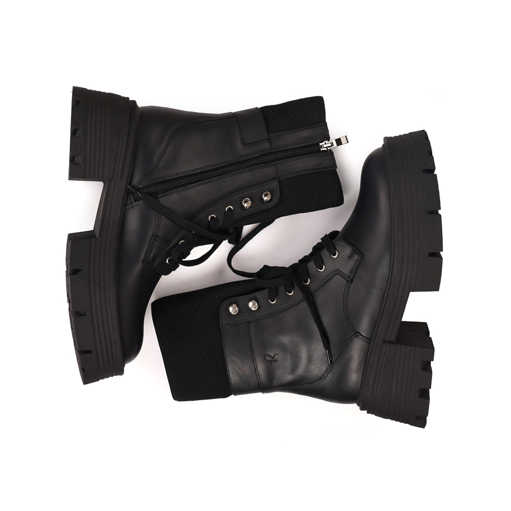 Brodequin Noir | Chaussette